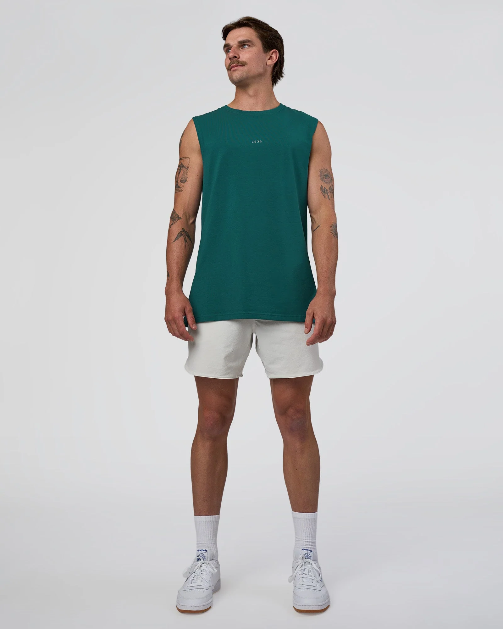 Base FLXCotton Tank - Transformative Teal - Image 4