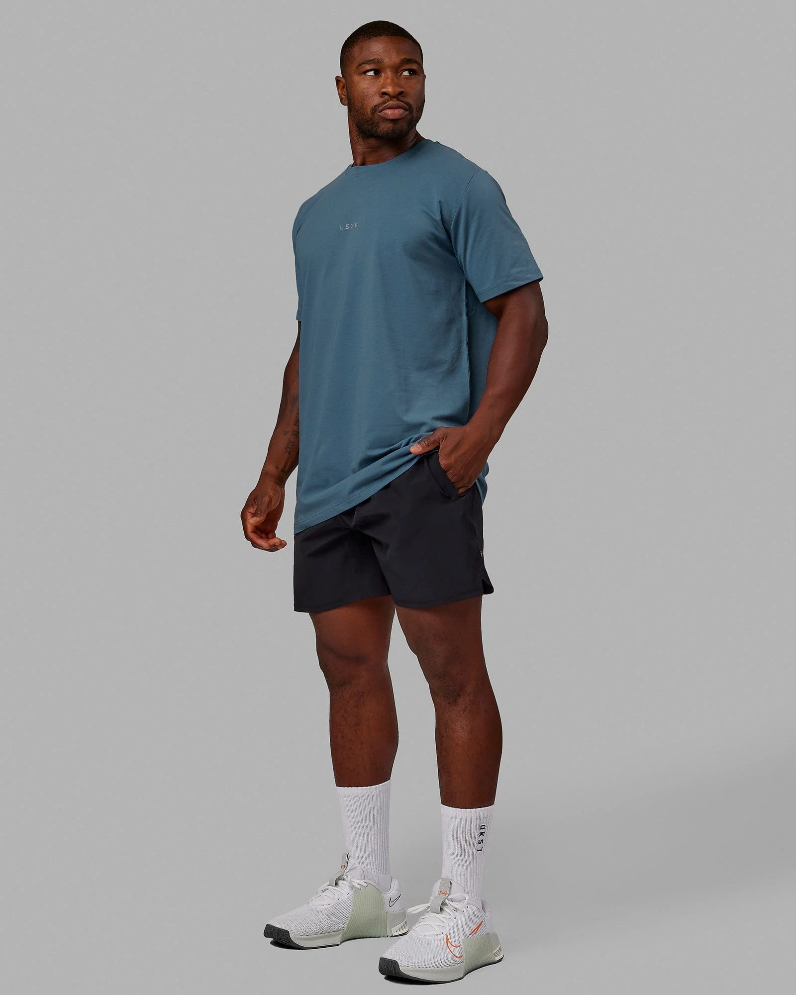Base FLXCotton Tee - Elemental Blue - Image 3