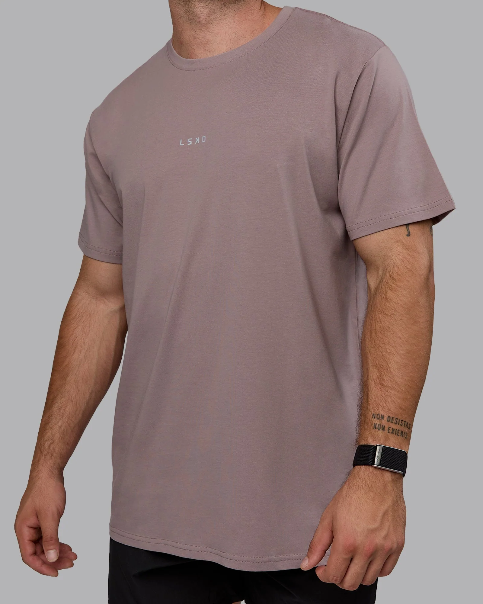 Base FLXCotton Tee - Greyish Purple - Image 5