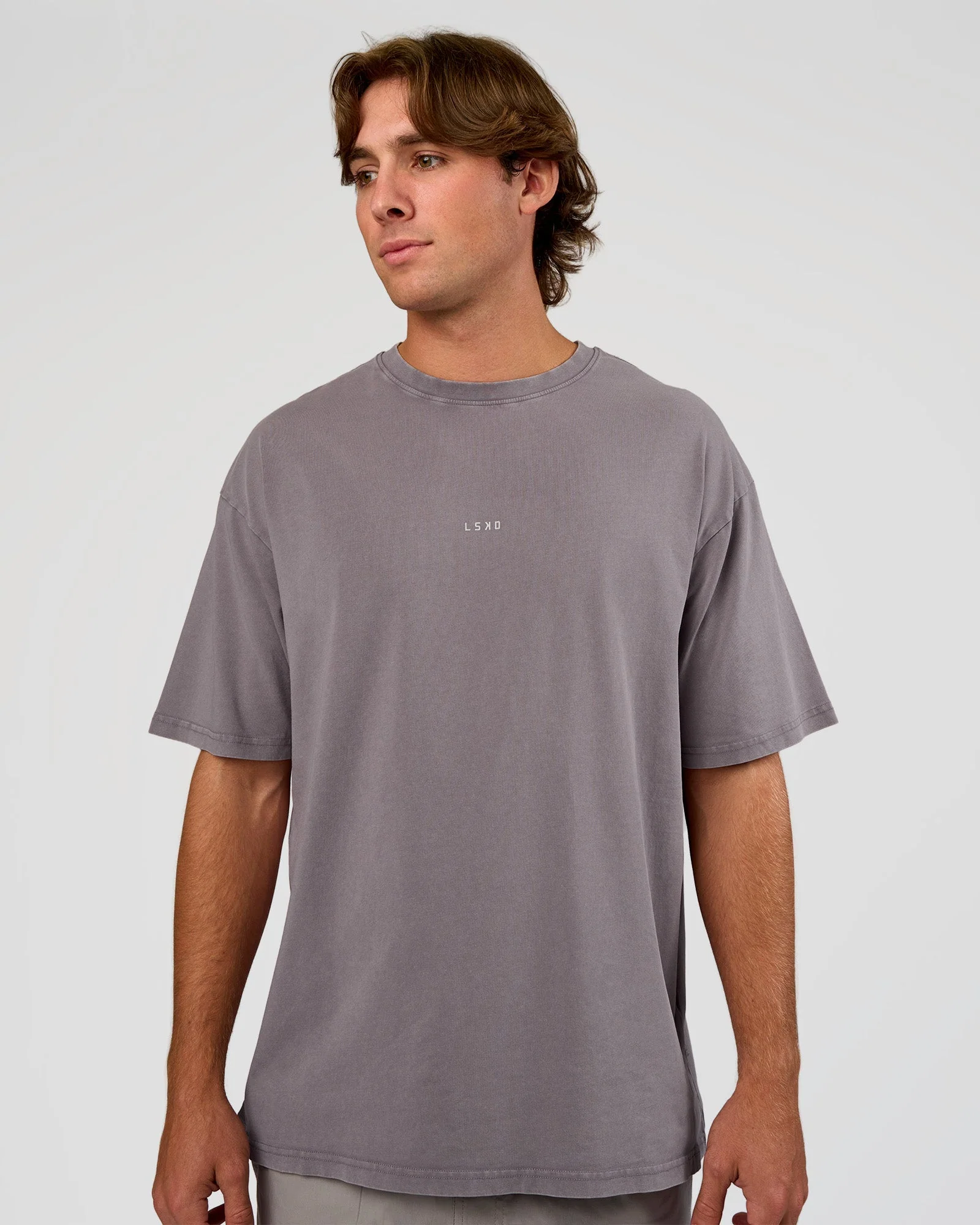 Base FLXCotton Tee Oversized - Duskstone Washed