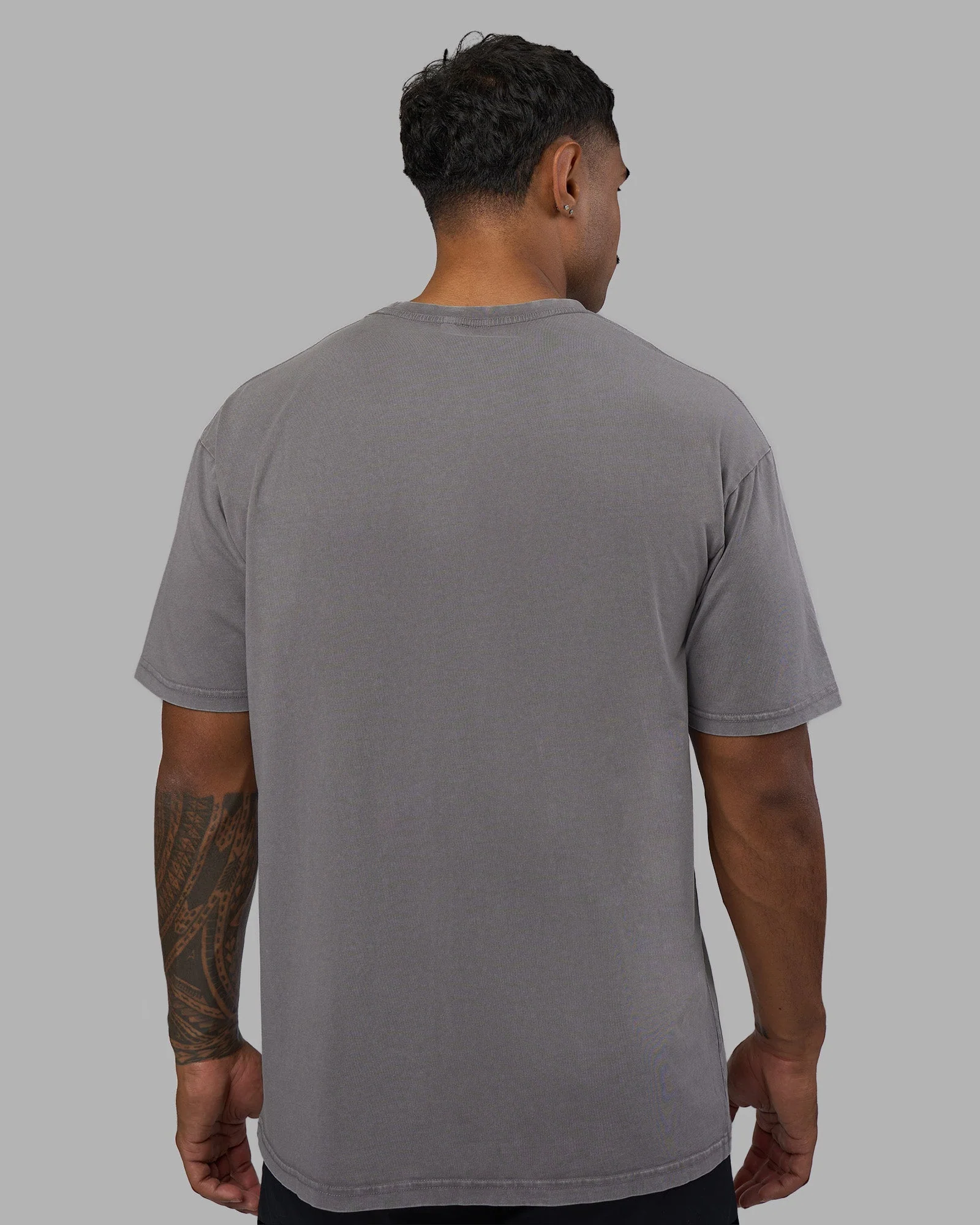 Base FLXCotton Tee Oversized - Storm Front Washed - Image 5