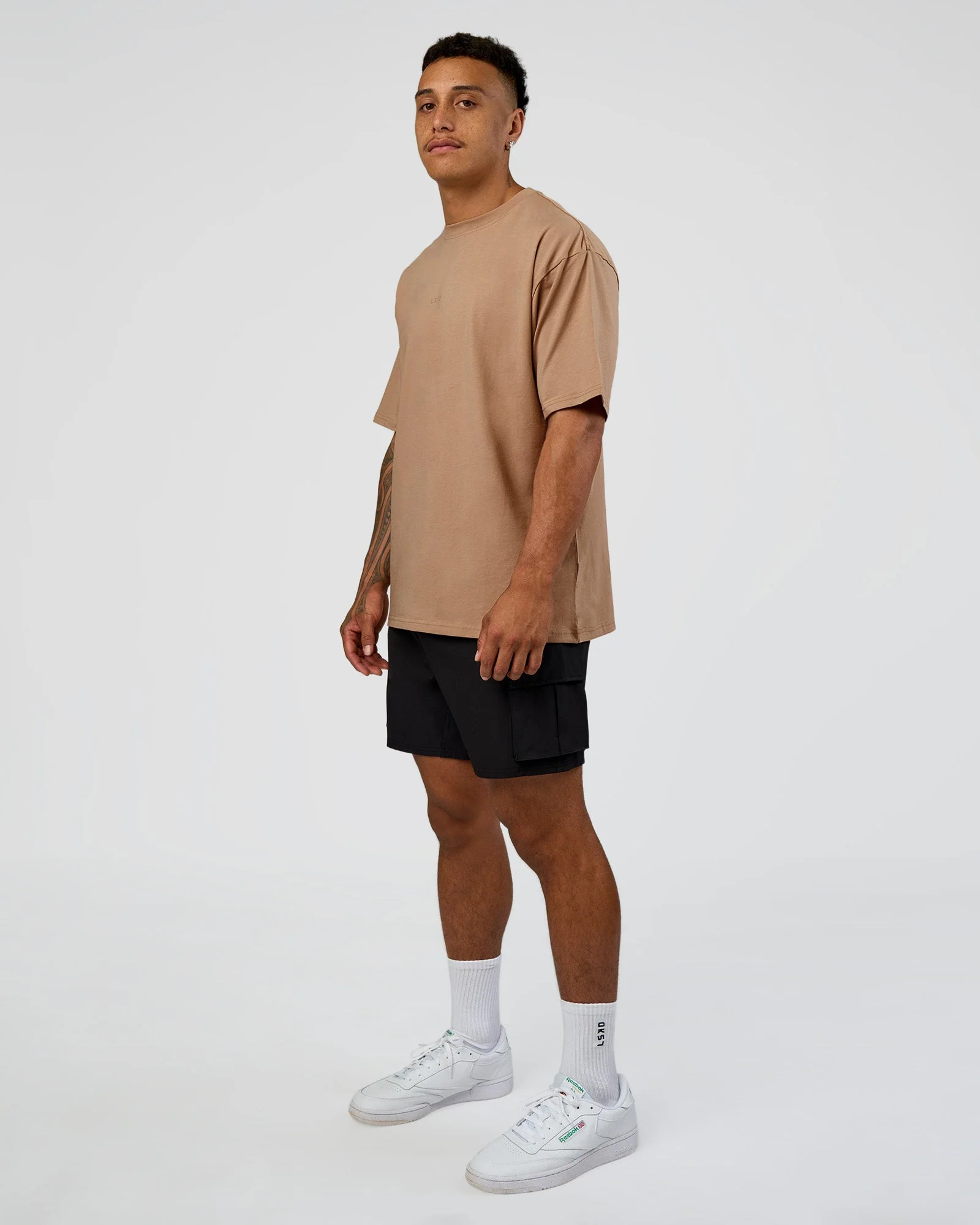 Base FLXCotton Tee Oversized - Warm Smoke - Image 5