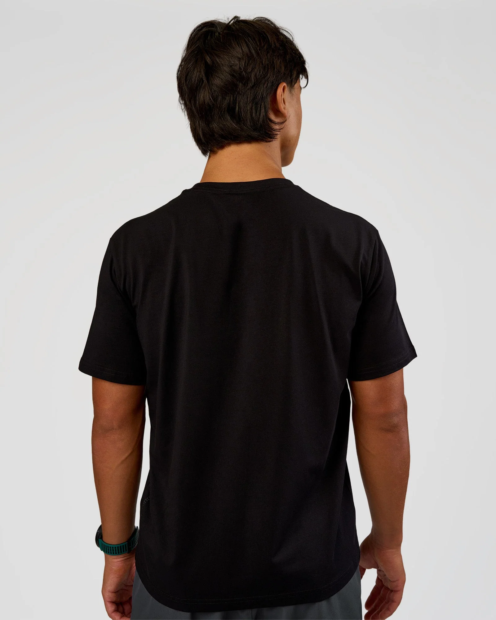 Base Heavyweight FLXCotton Tee Regular Fit -8cm - Black - Image 3