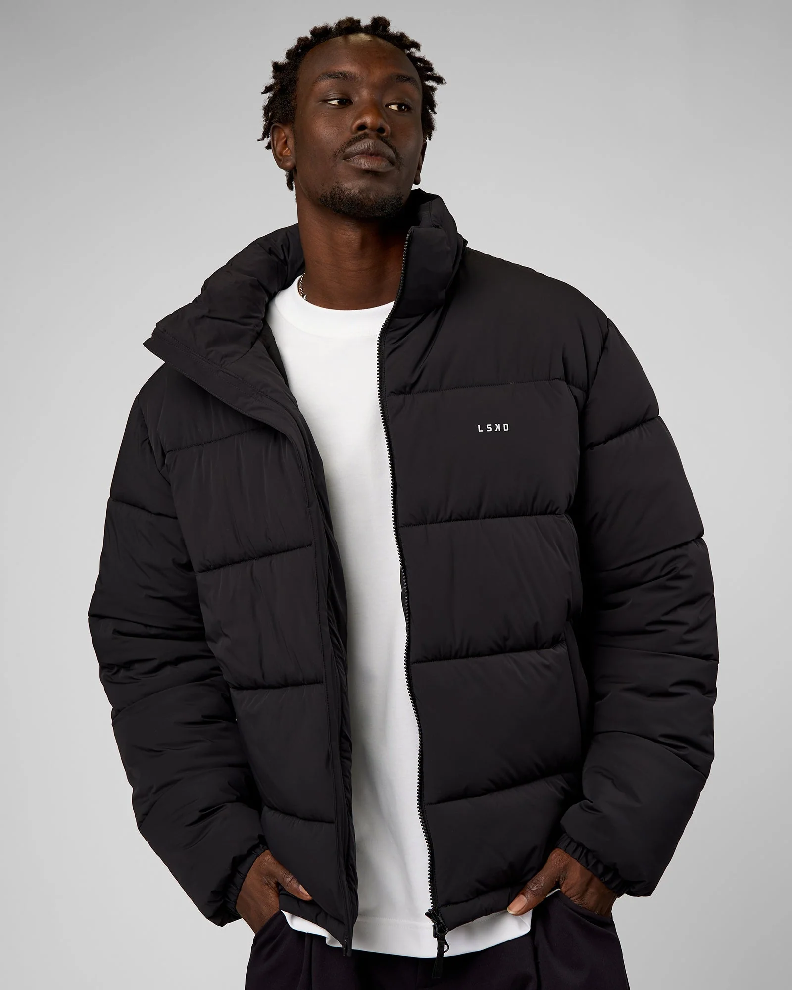 Base Puffer Jacket - Black