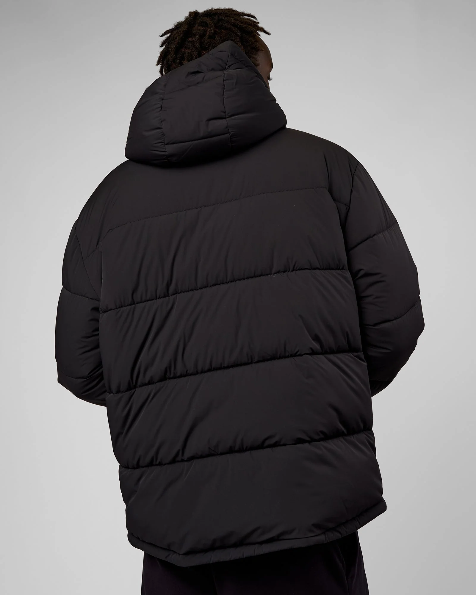 Base Puffer Jacket - Black - Image 3
