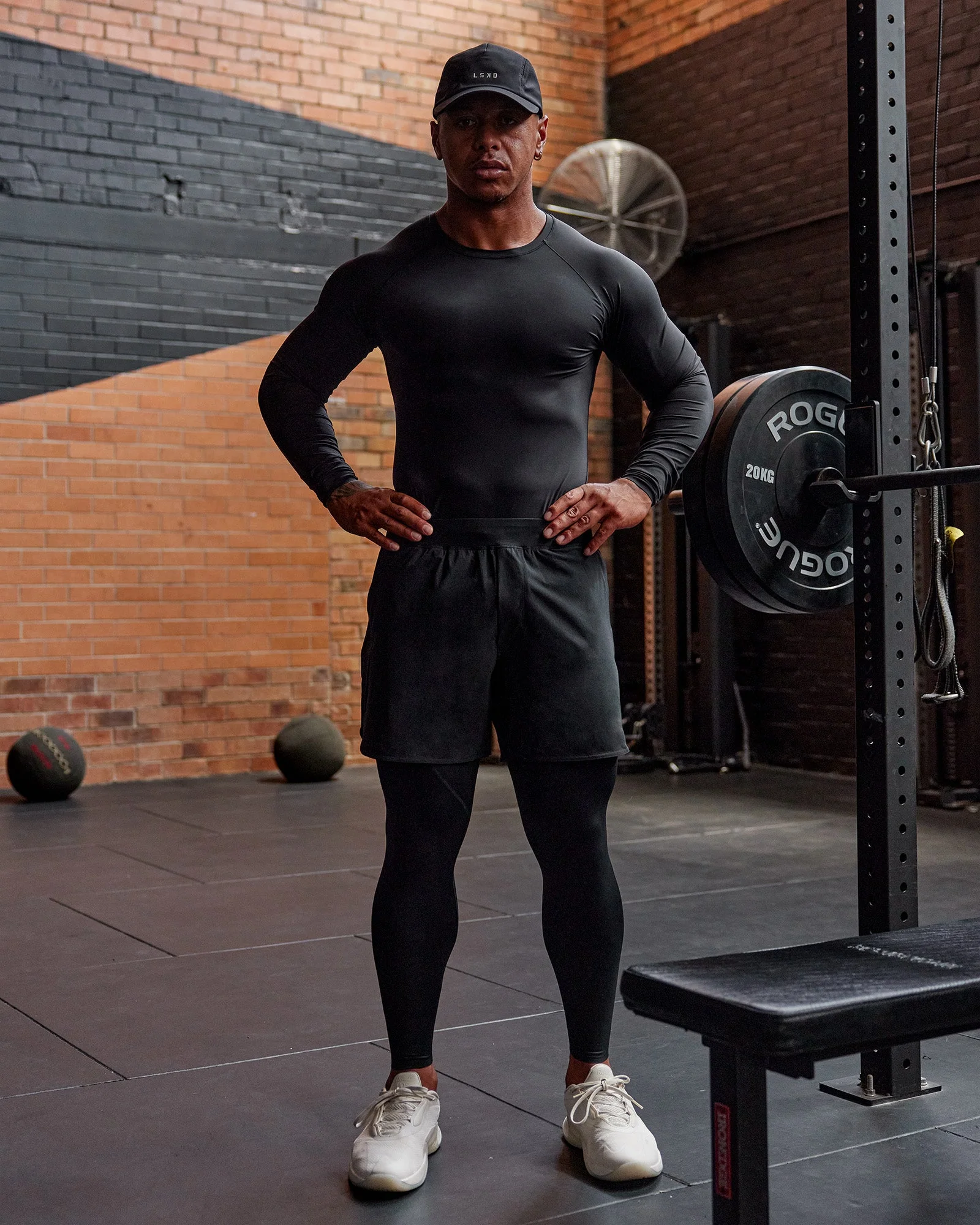 BaseTech Long Sleeve Tee - Black - Image 3