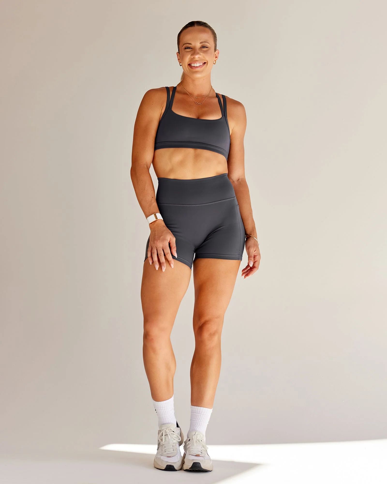 Bree Masters Velocity Sports Bra - Stormy - Image 3