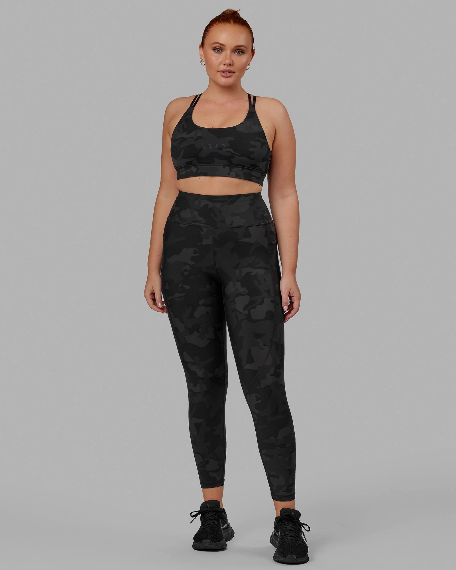 Bridge Sports Bra - Black Camo - Image 3