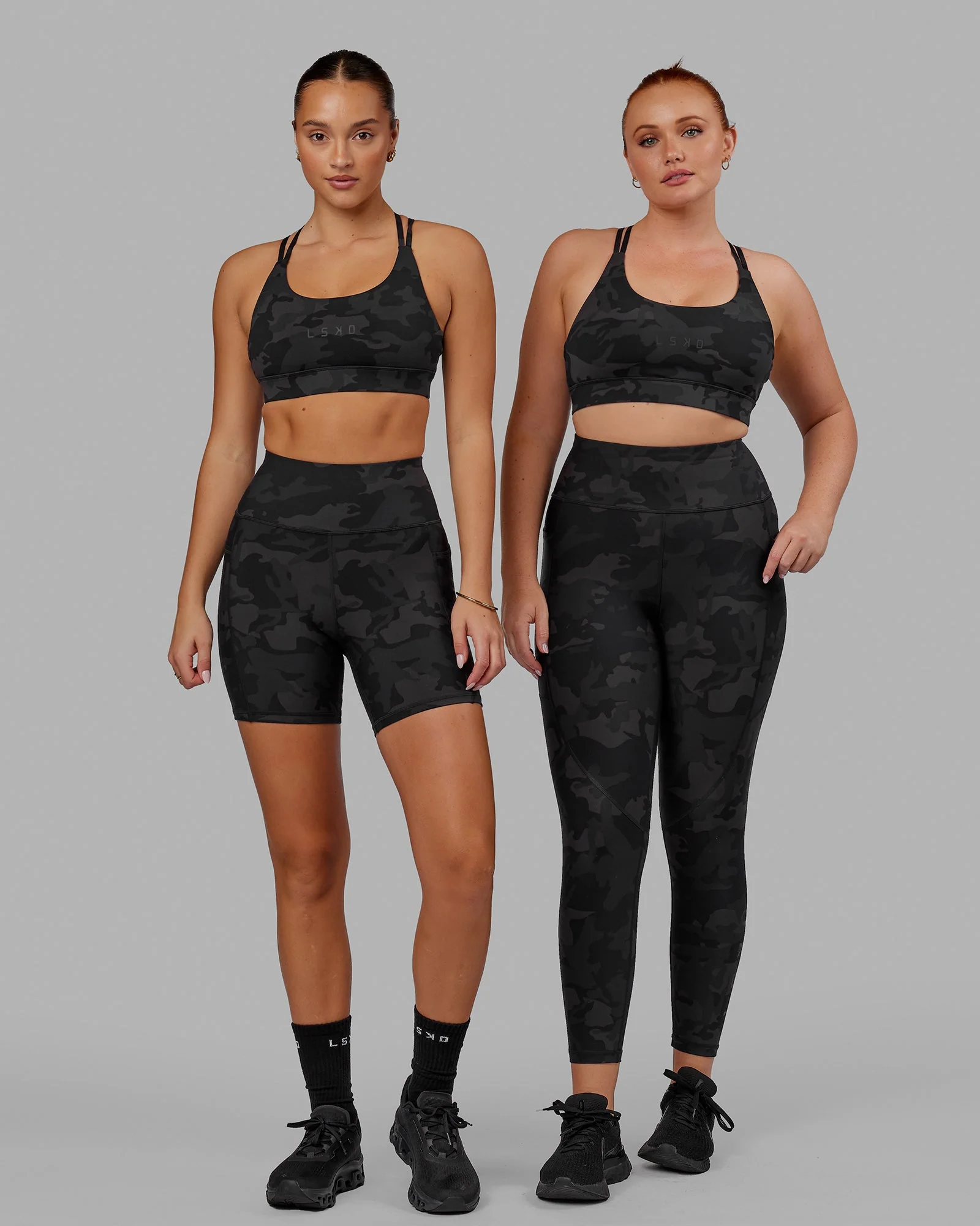 Bridge Sports Bra - Black Camo - Image 8