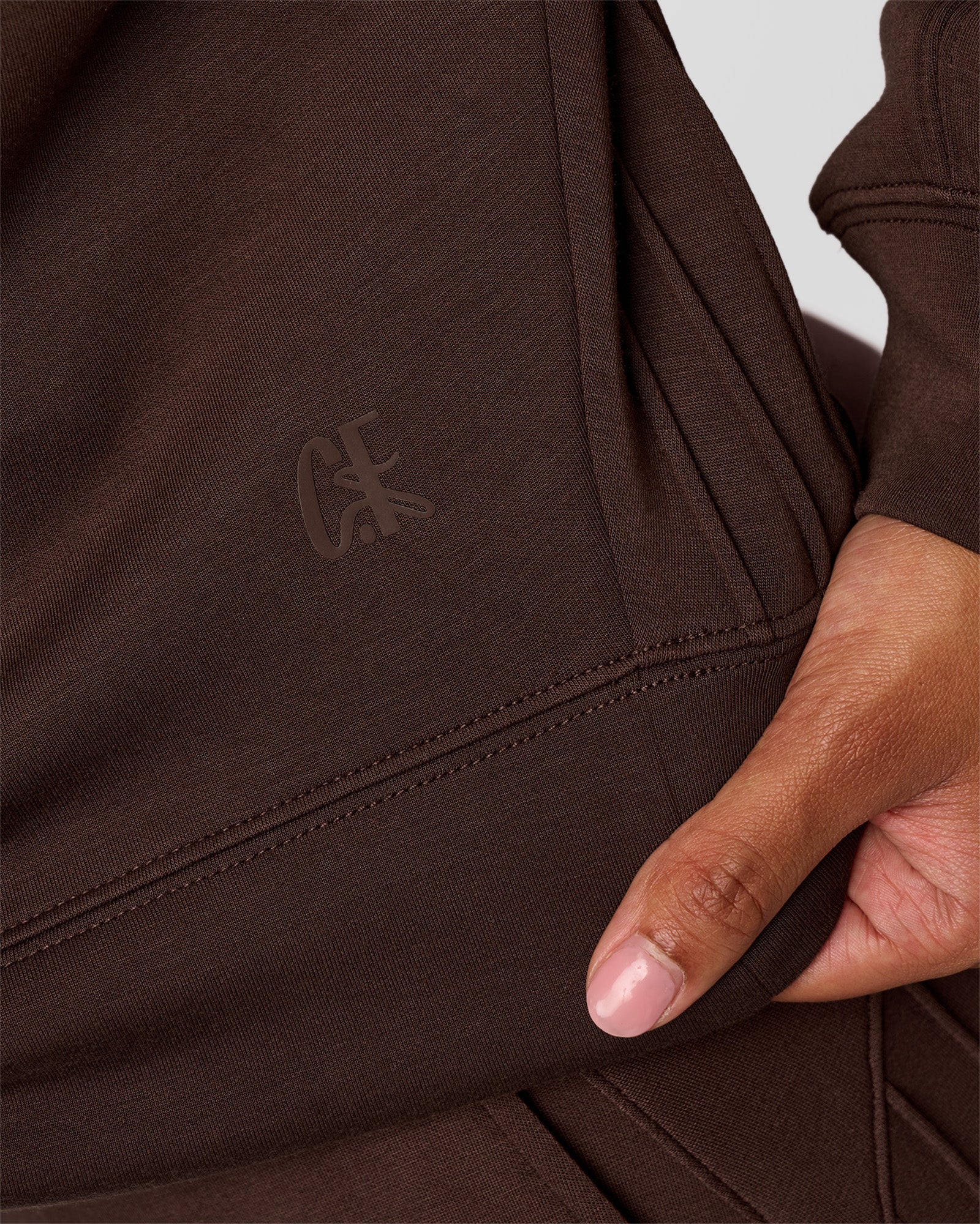 CF Elevate SoftTouch Pintuck Sweater - Hot Chocolate - Image 2