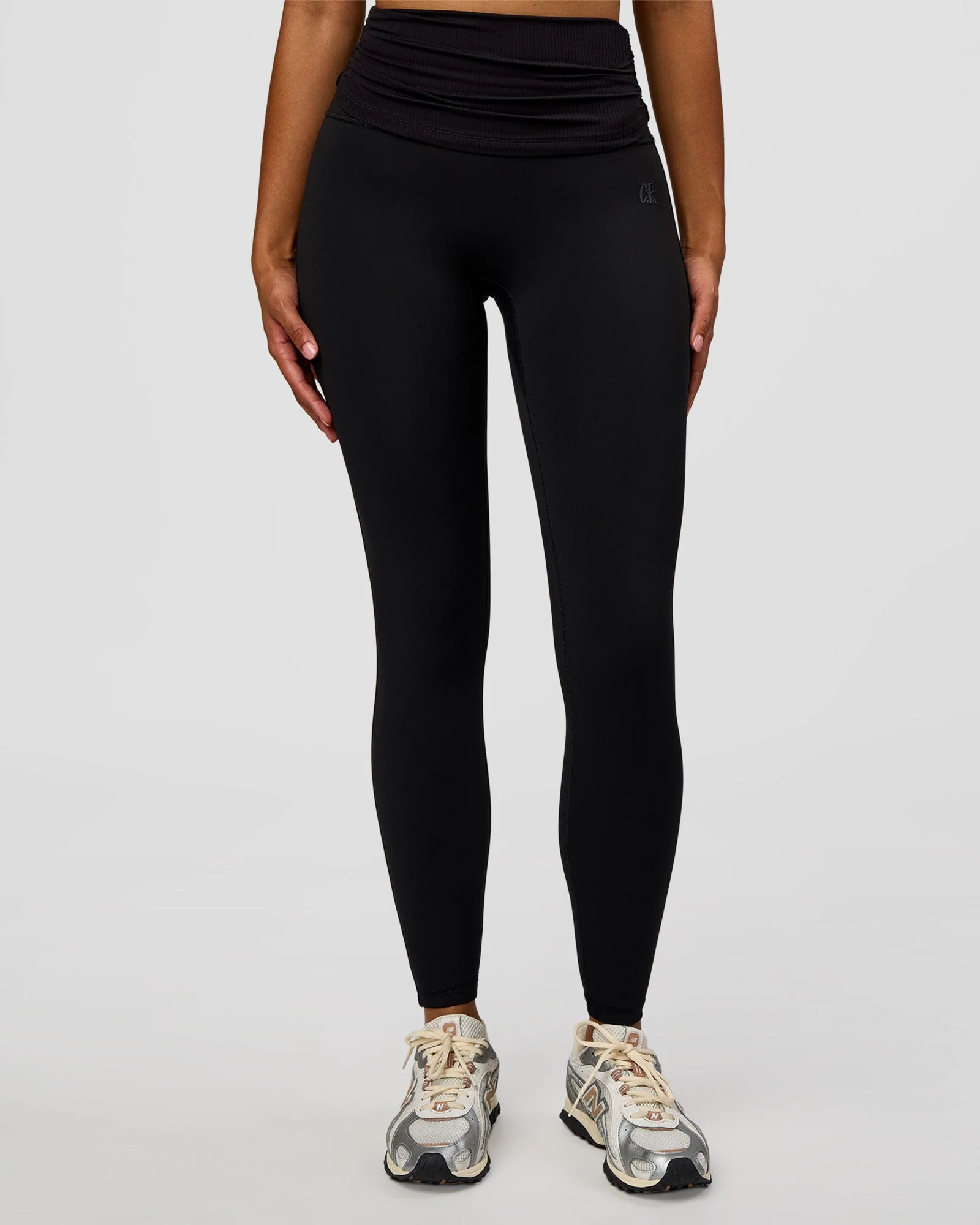 CF Fold Over High-Rise Full Length Legging - Black - Image 5