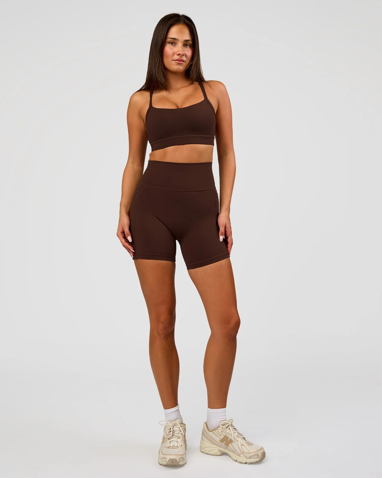 CF Fusion Ultra High-Rise 6" Short Pockets - Hot Chocolate - Image 5