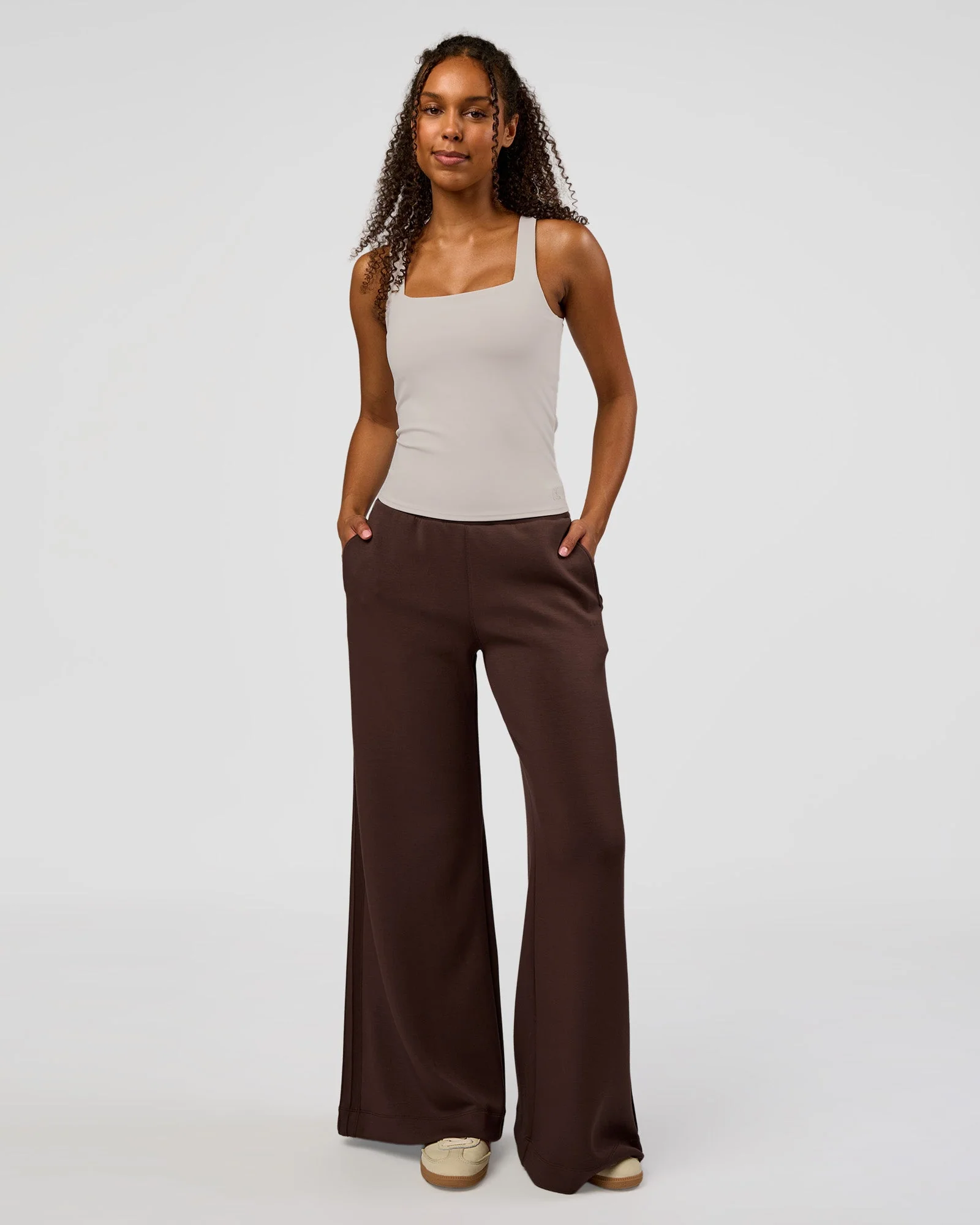 CF Train Hard Shelf Bra Tank - Clay
