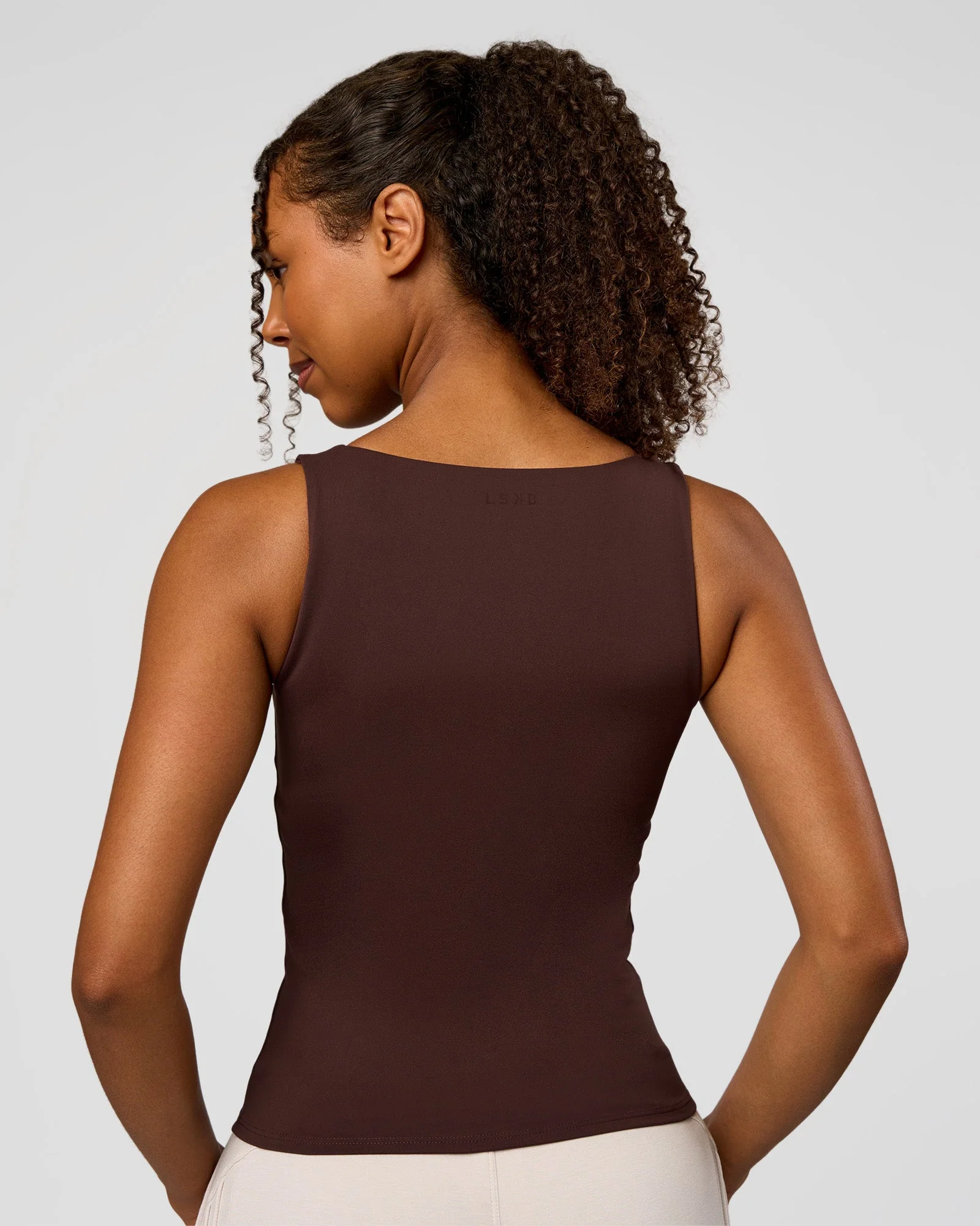 CF Train Hard Shelf Bra Tank - Hot Chocolate - Image 2