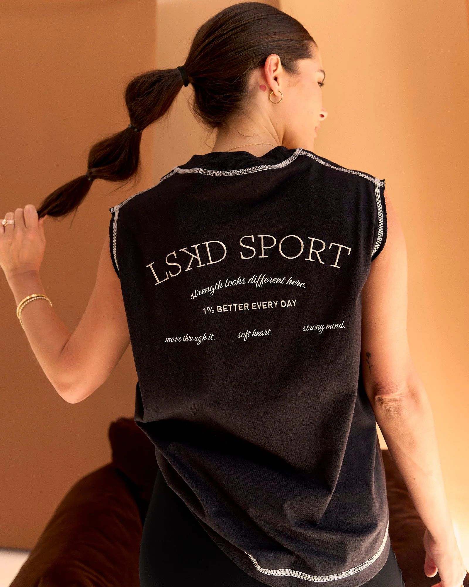 CF Unisex Oversized Heavyweight Boxed Tank - Black-CF X LSKD Sport - Image 3