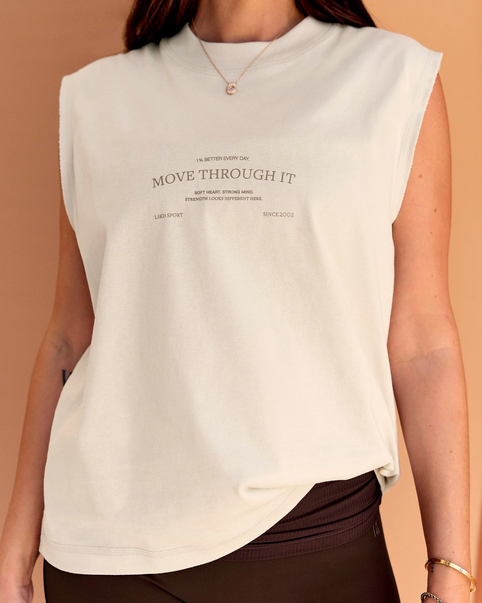 CF Unisex Oversized Heavyweight Boxed Tank - Clay-CF Move Through It - Image 2