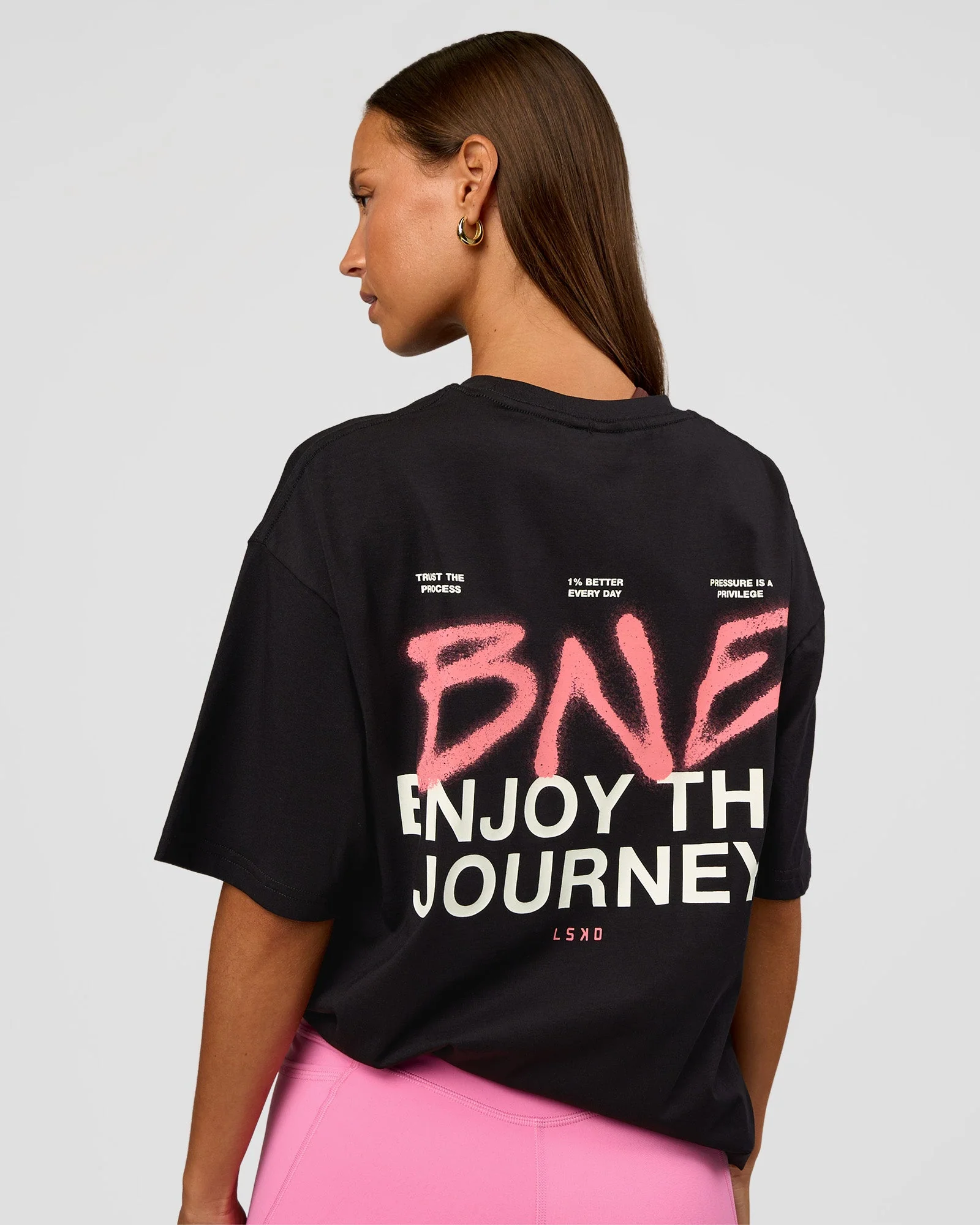 CFT BNE 26 FLXCotton Oversized Tee - Black - Image 2
