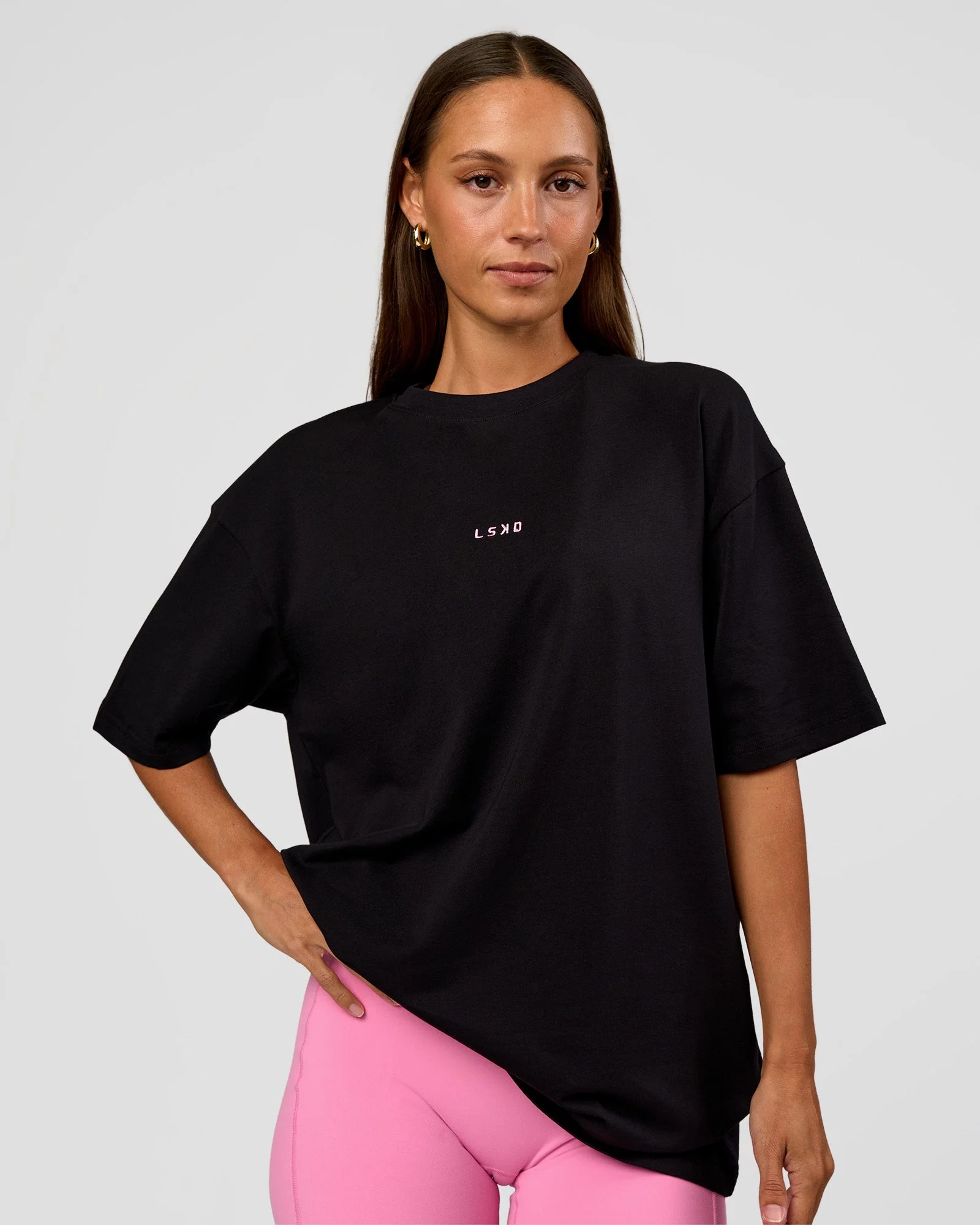 CFT BNE 26 FLXCotton Oversized Tee - Black - Image 7