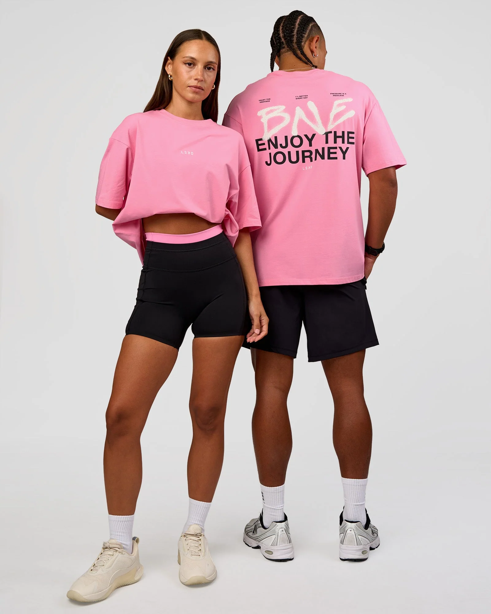 CFT BNE 26 FLXCotton Oversized Tee - Candy Pink