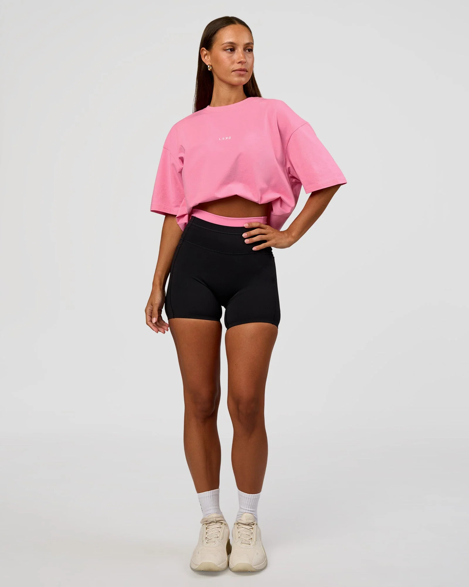 CFT BNE 26 FLXCotton Oversized Tee - Candy Pink - Image 11