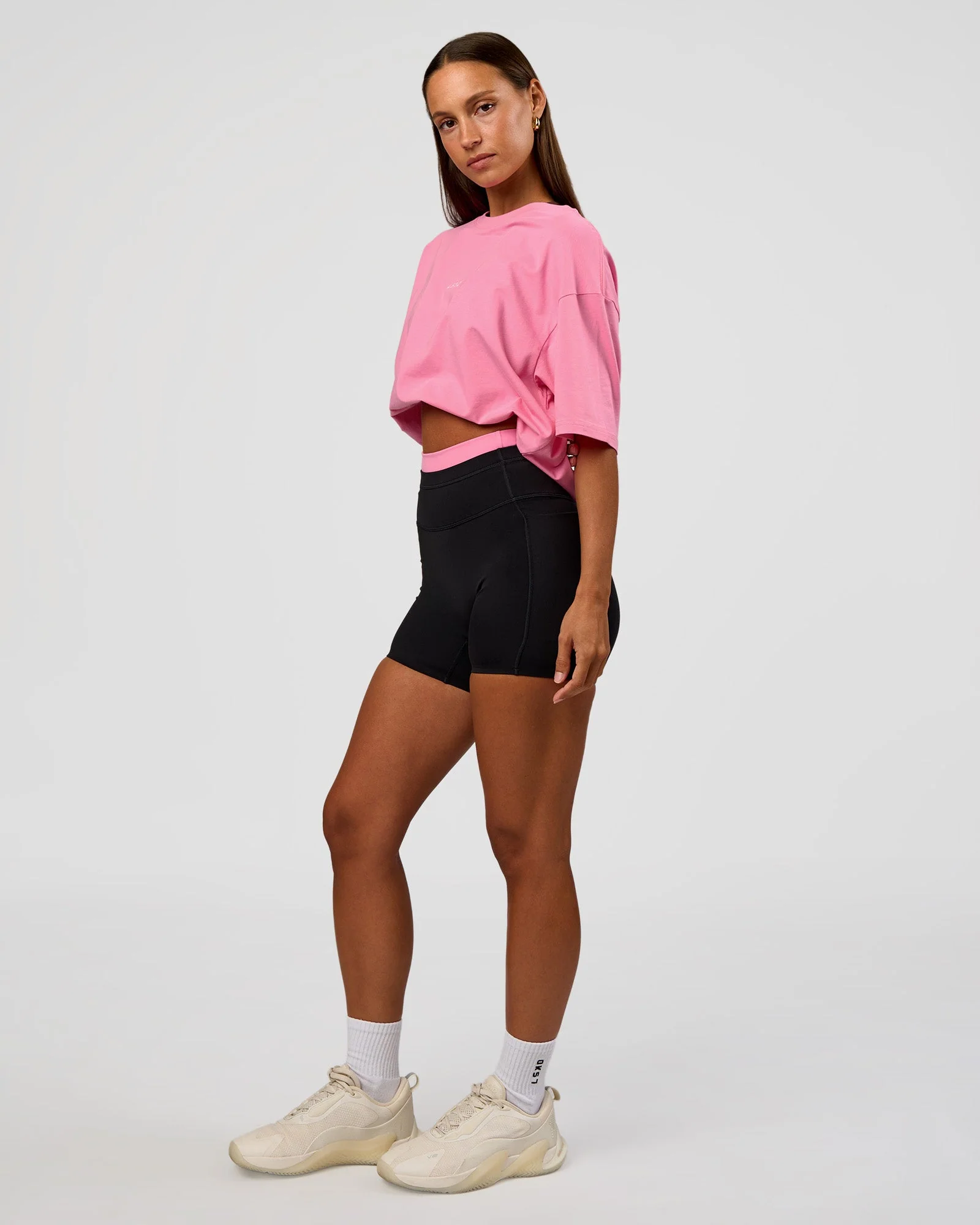 CFT BNE 26 FLXCotton Oversized Tee - Candy Pink - Image 5