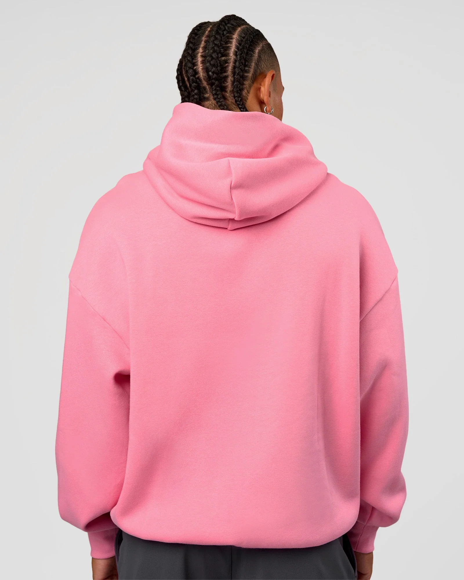 CFT BNE 26 Unisex Oversized Hoodie - Candy Pink-Black - Image 3