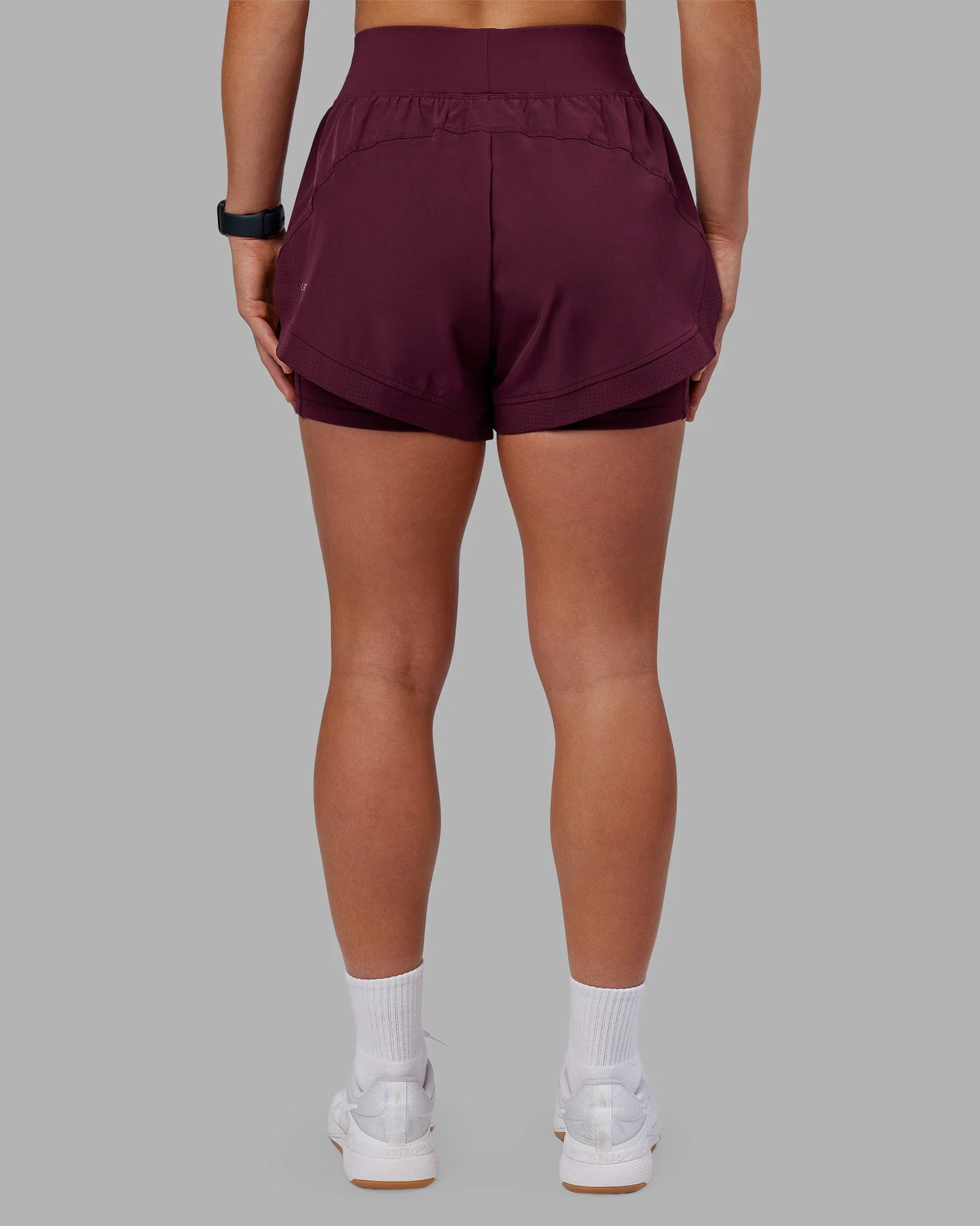 Challenger 3" Lined Performance Short - Cherry Lacquer - Image 3