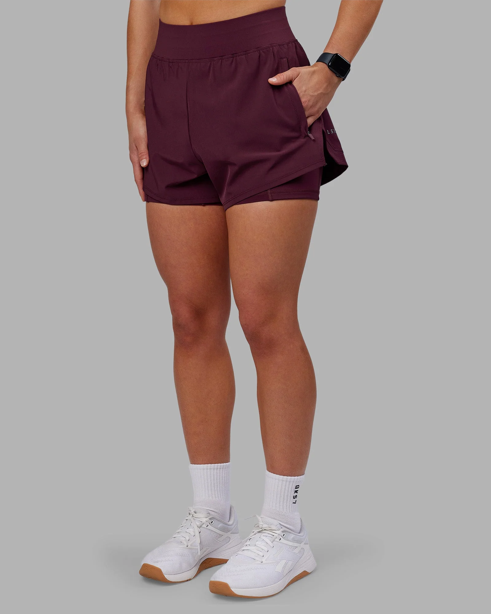 Challenger 3" Lined Performance Short - Cherry Lacquer - Image 8