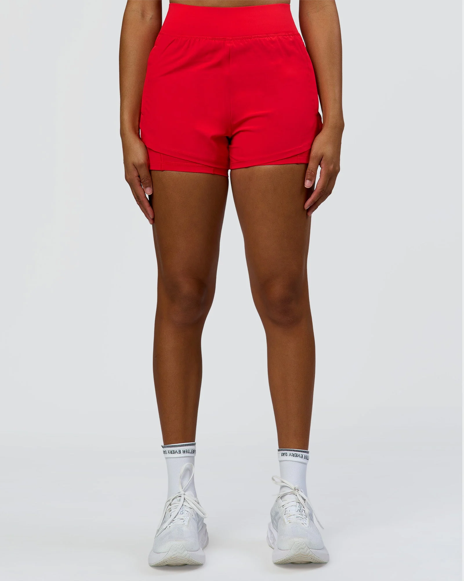 Challenger 3" Lined Performance Short - Scarlet - Image 4