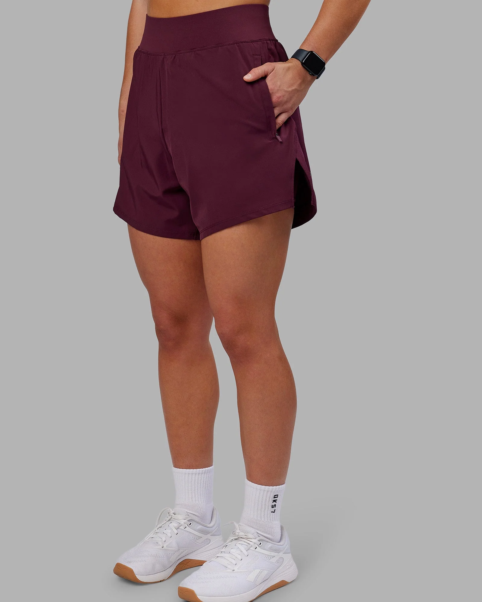 Challenger 5" Lined Performance Short - Cherry Lacquer