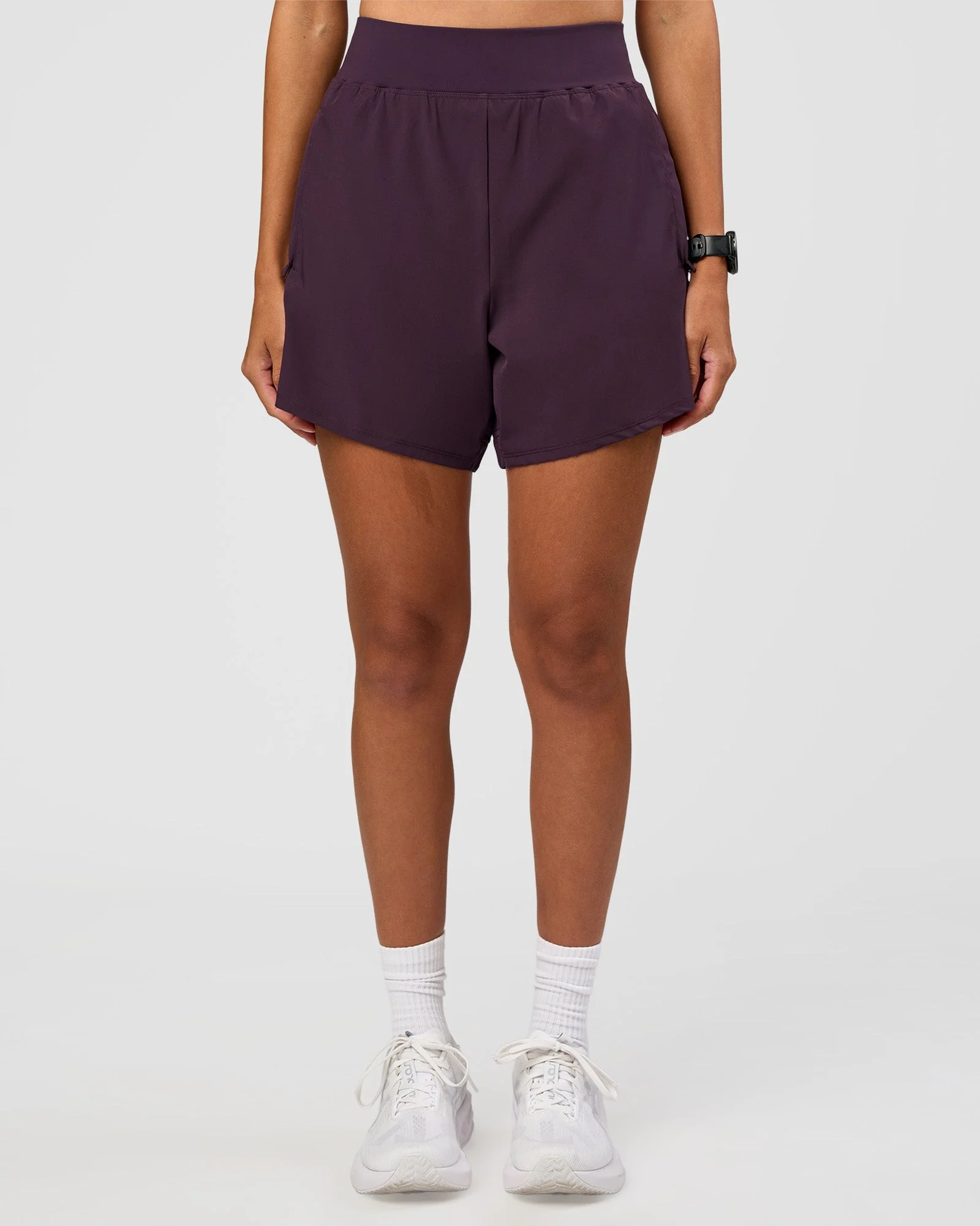 Challenger 5" Lined Performance Short - Midnight Plum - Image 2