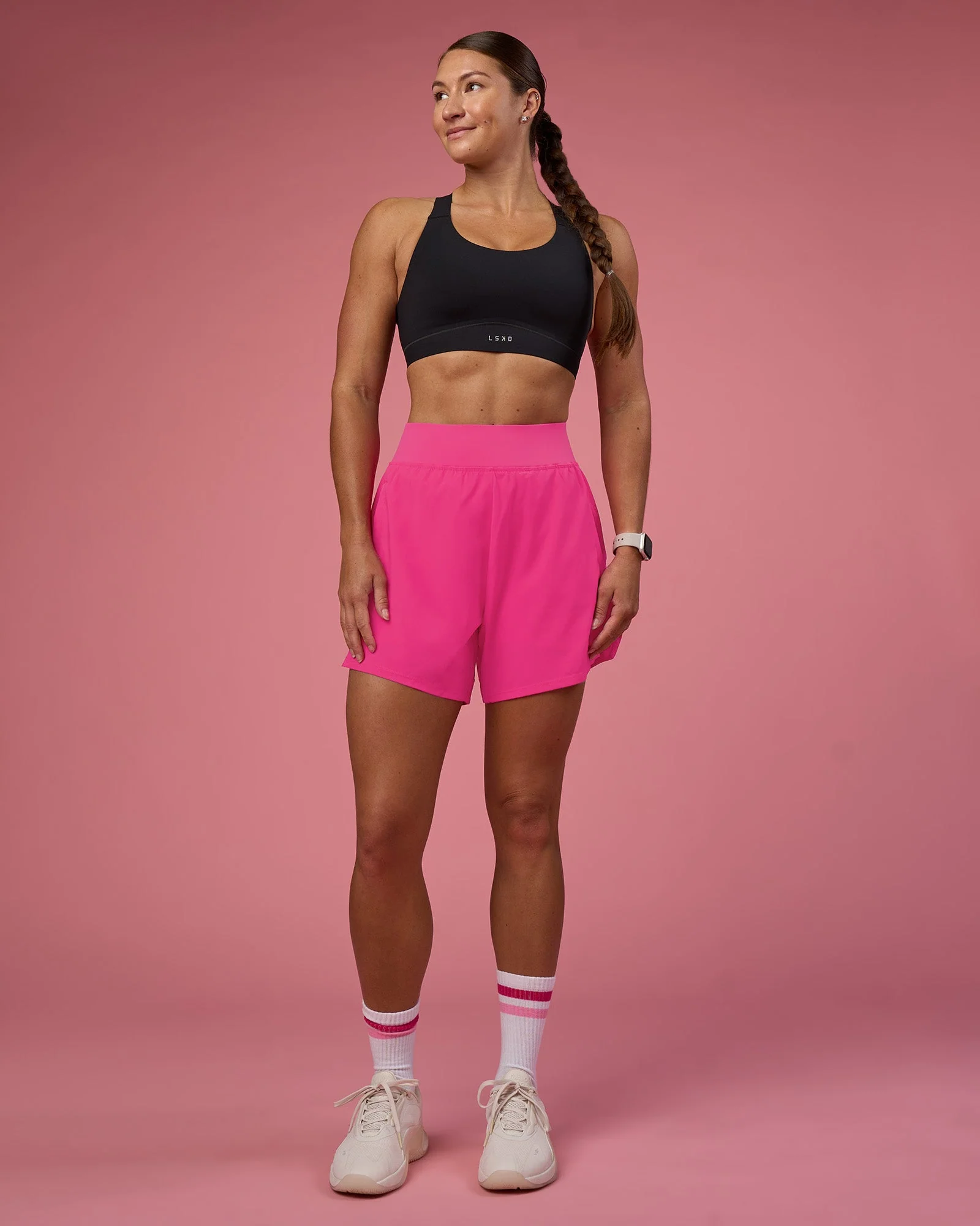 Challenger 5" Lined Performance Short - Ultra Pink - Image 6