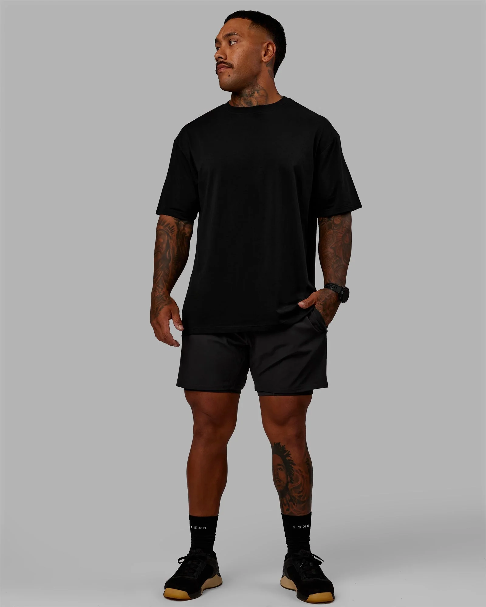Challenger 6" Lined Performance Short - Pirate Black - Image 3