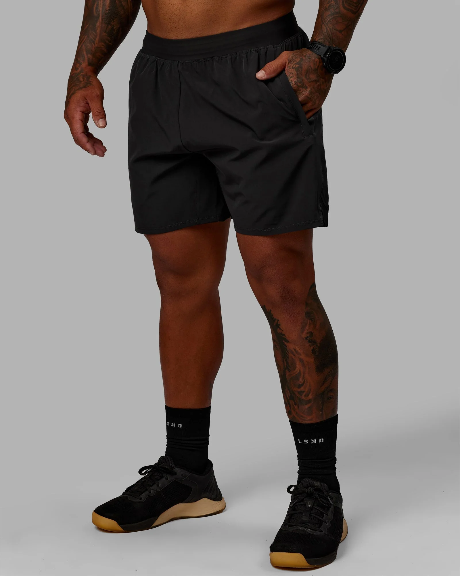 Challenger 6" Lined Performance Short - Pirate Black - Image 5