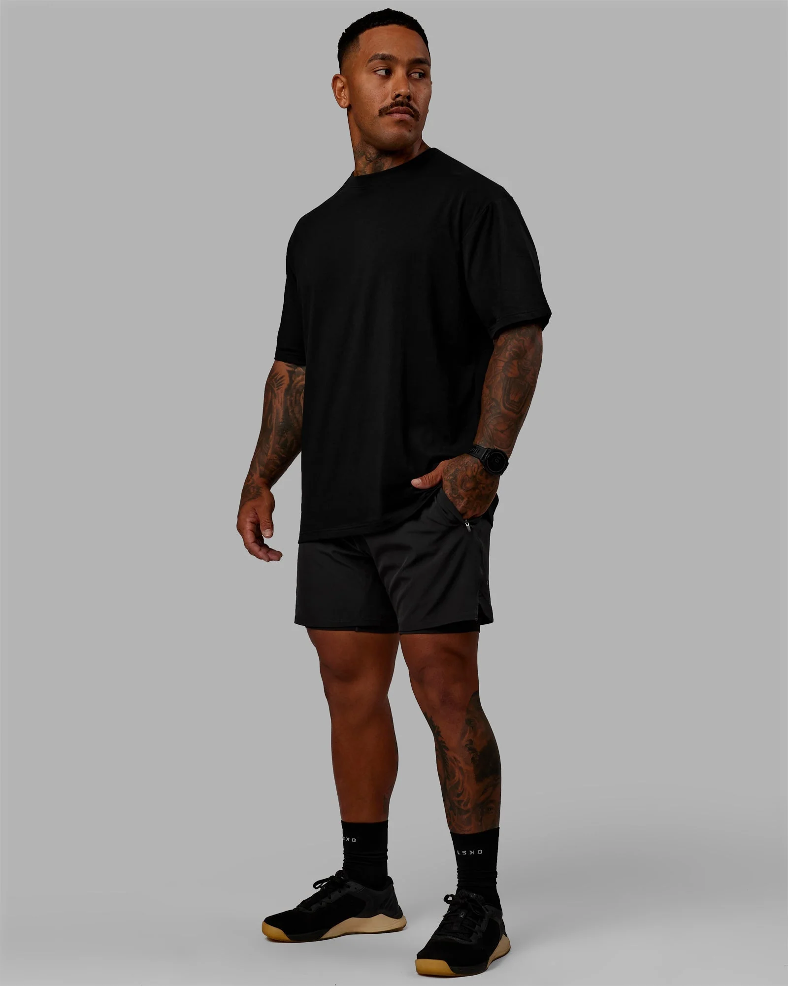 Challenger 6" Lined Performance Short - Pirate Black - Image 6