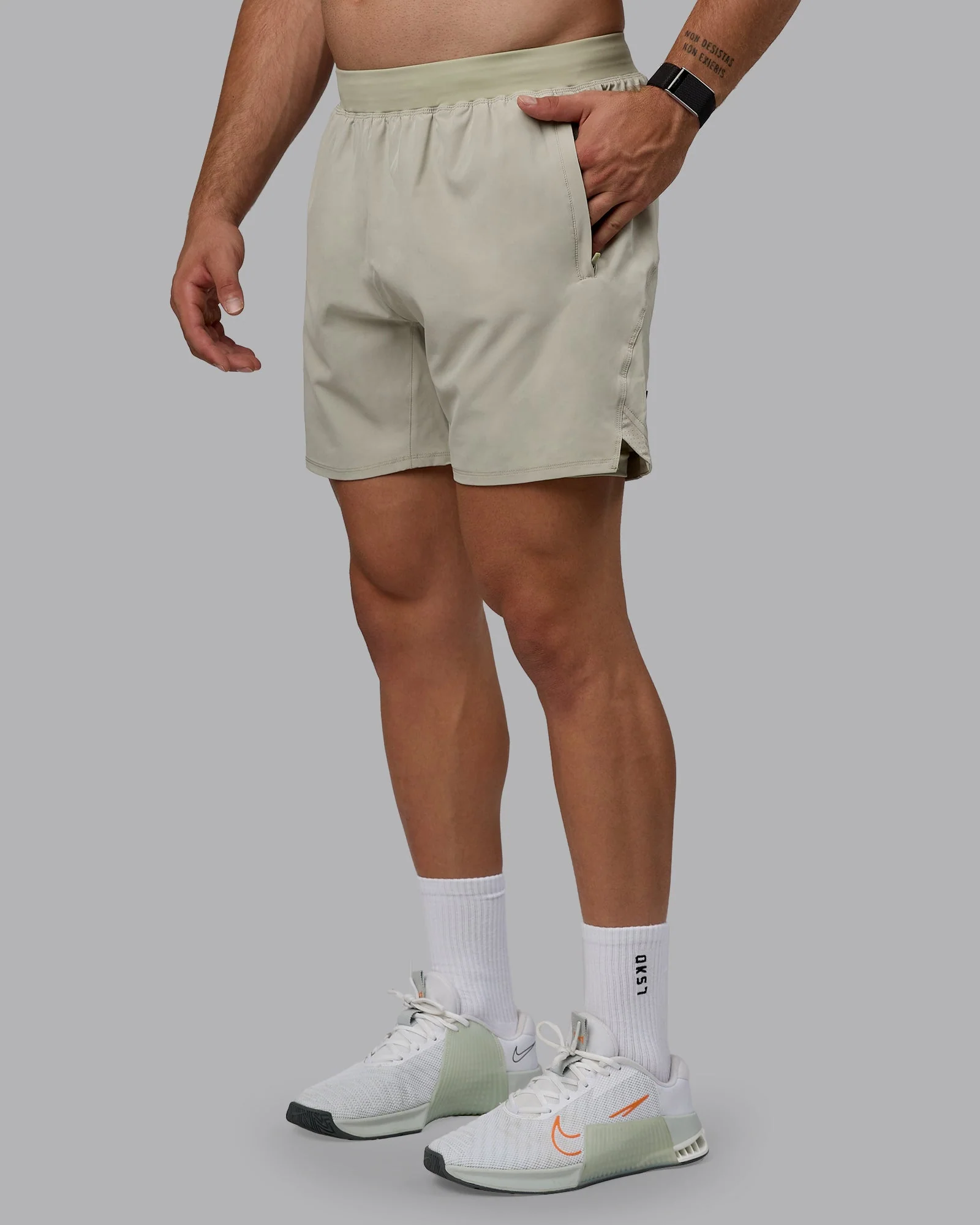 Challenger 6" Lined Performance Short - Sustained Grey - Image 8