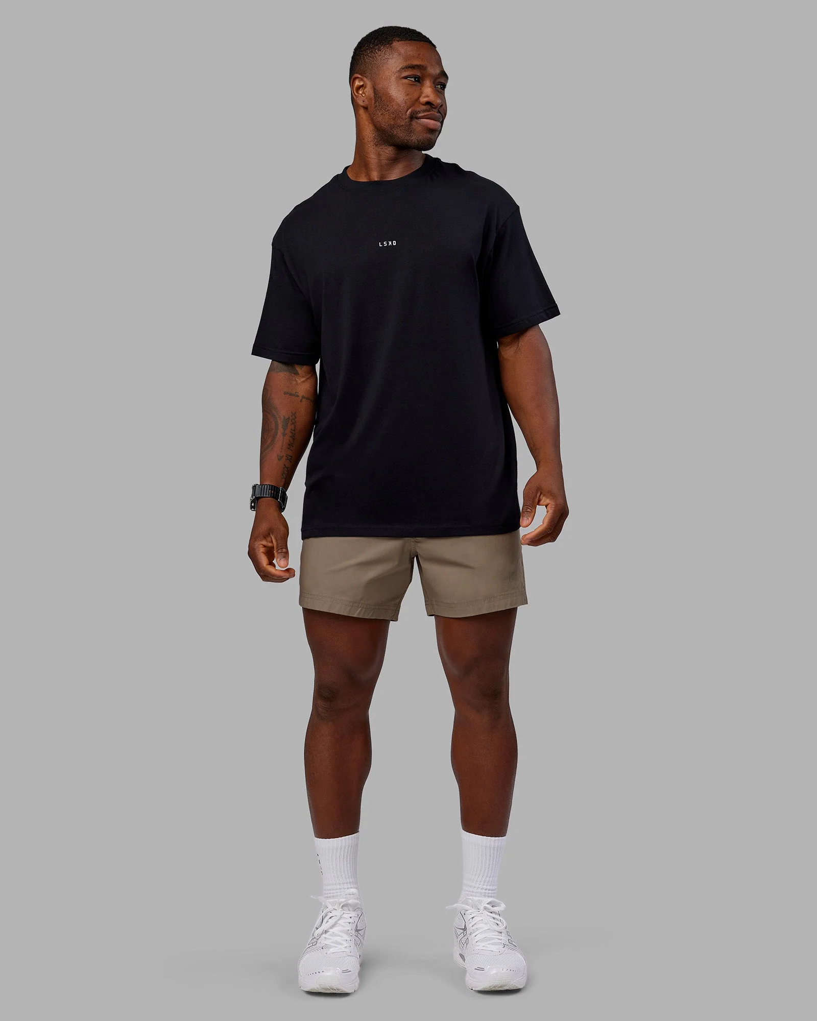 Daily 5" Short - Greige - Image 5