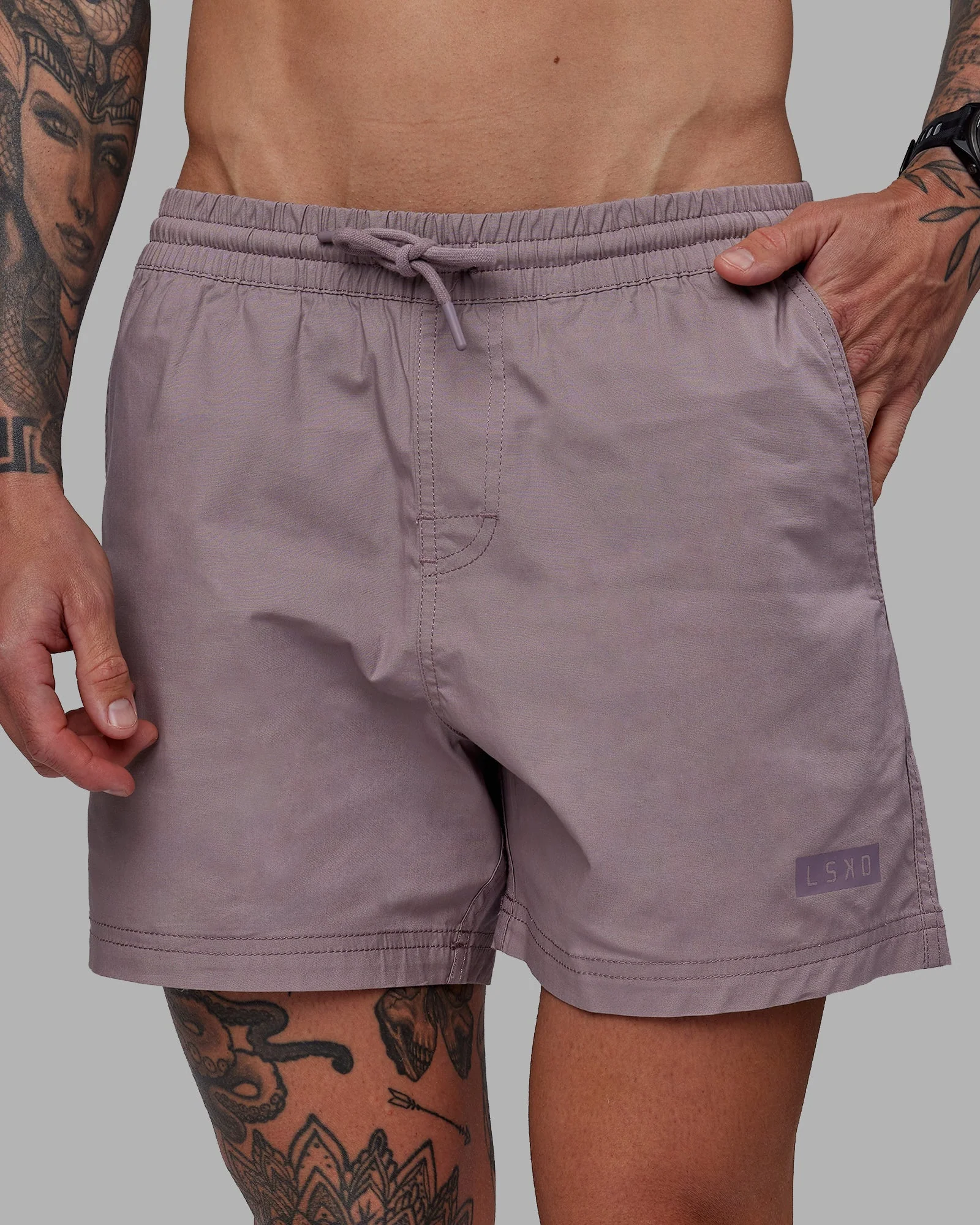 Daily 5" Short - Grey Purple - Image 3