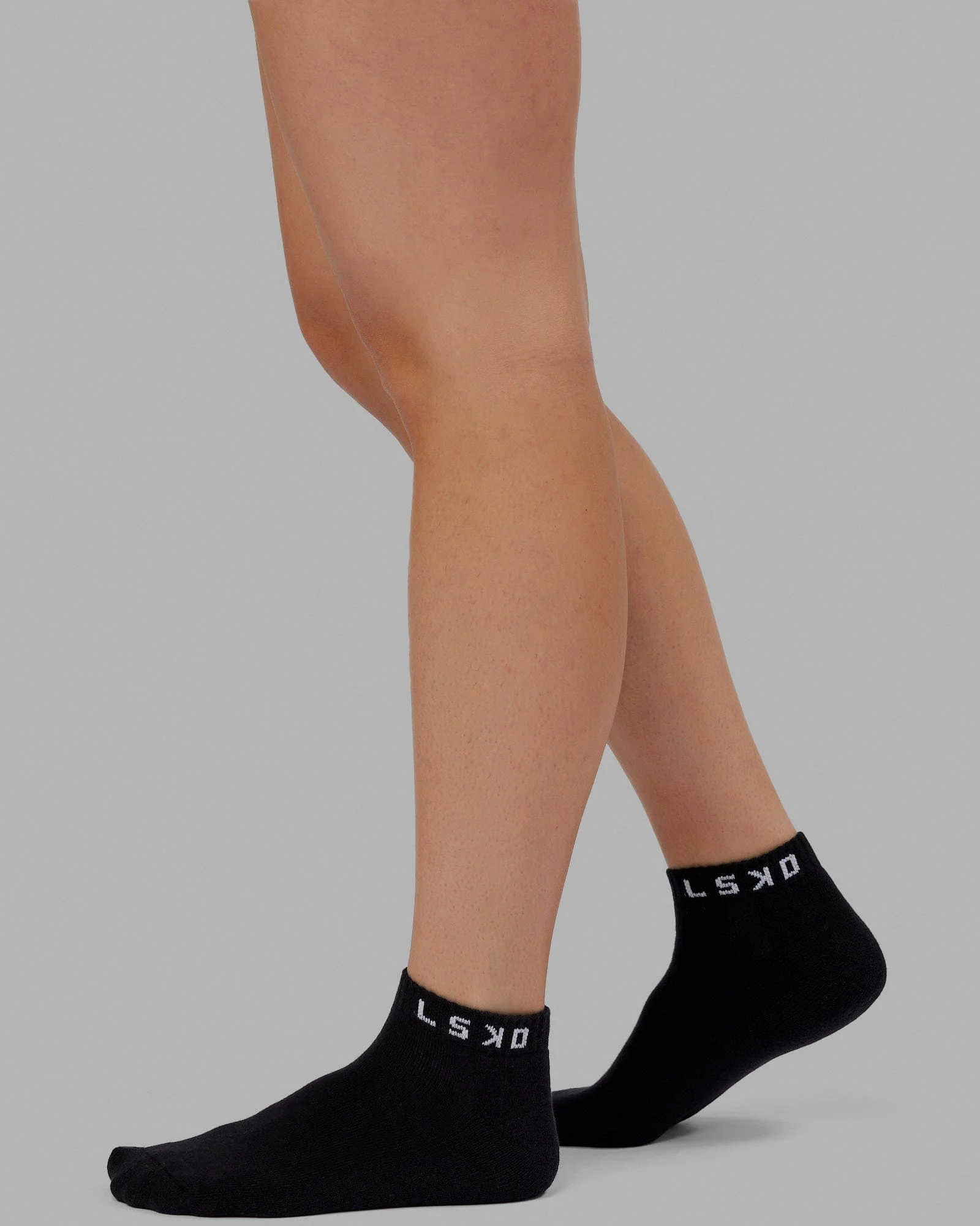 Daily Ankle Socks 3 Pack 2.0 - Black-White - Image 2