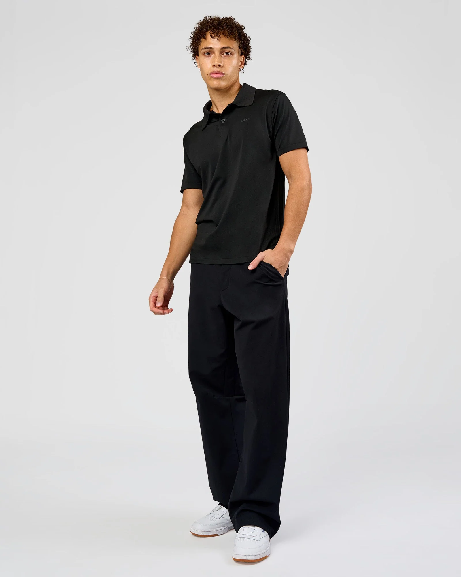 Drive Seamless Polo - Black - Image 2
