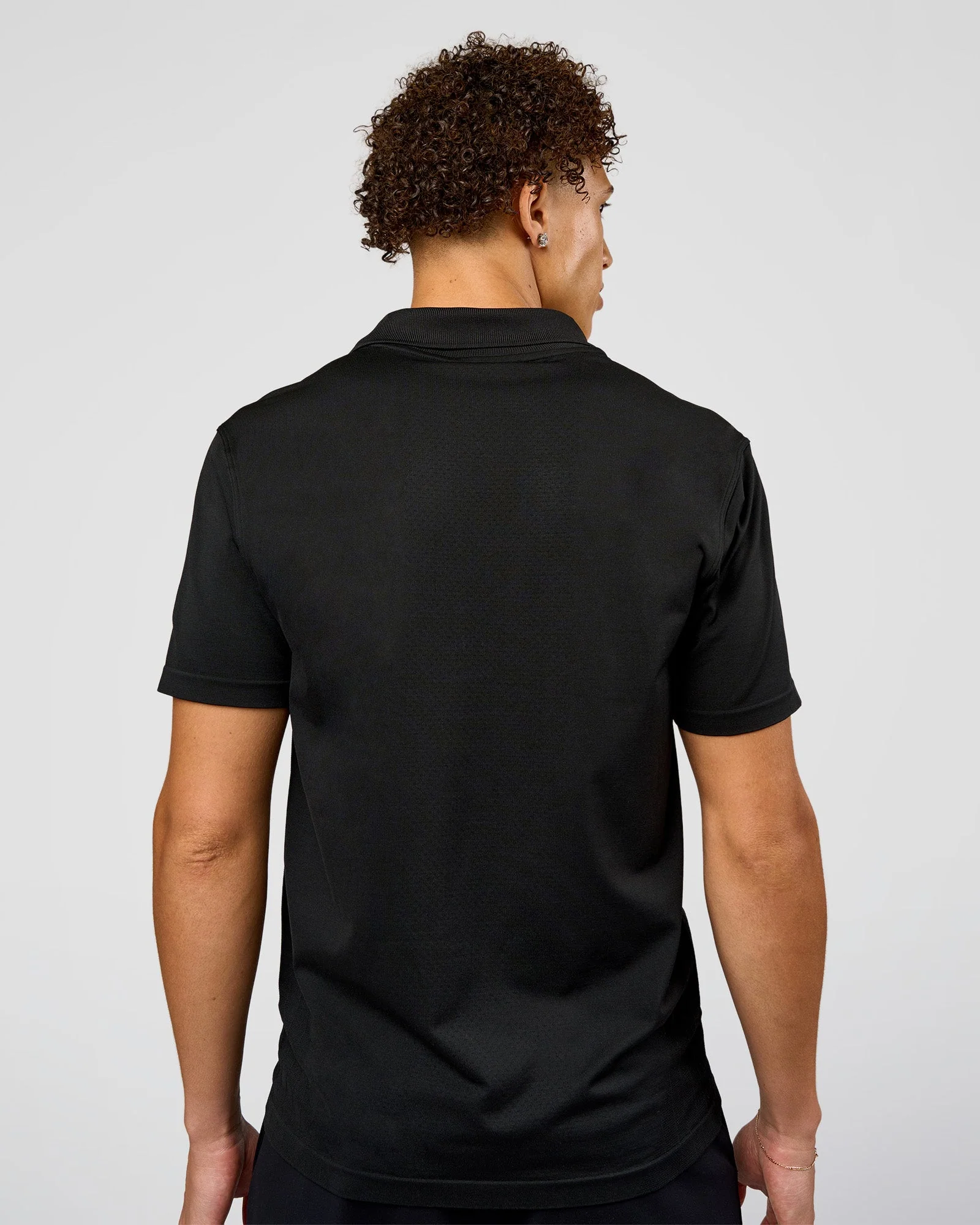 Drive Seamless Polo - Black - Image 4