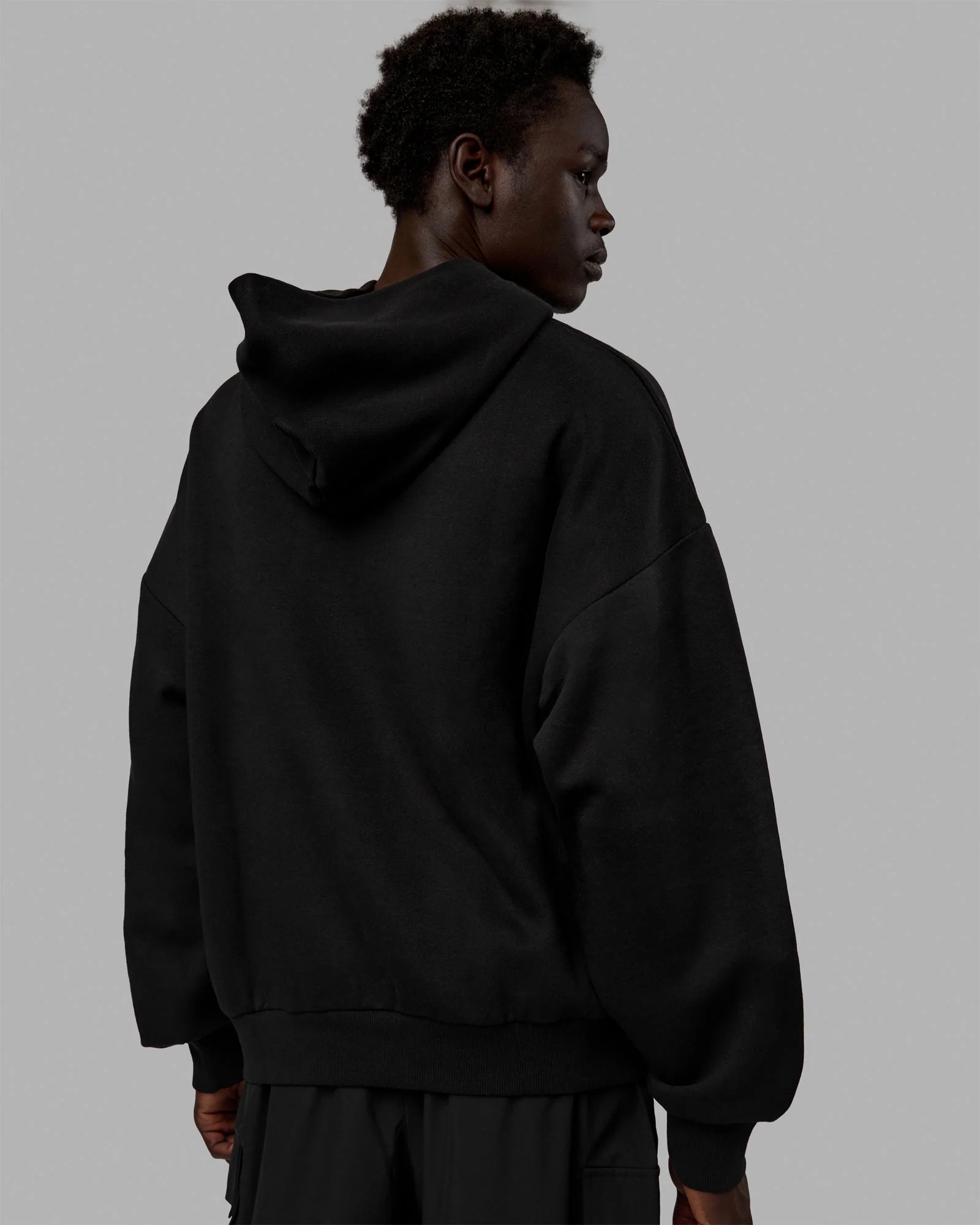 Easy Oversized Hoodie - Black - Image 4