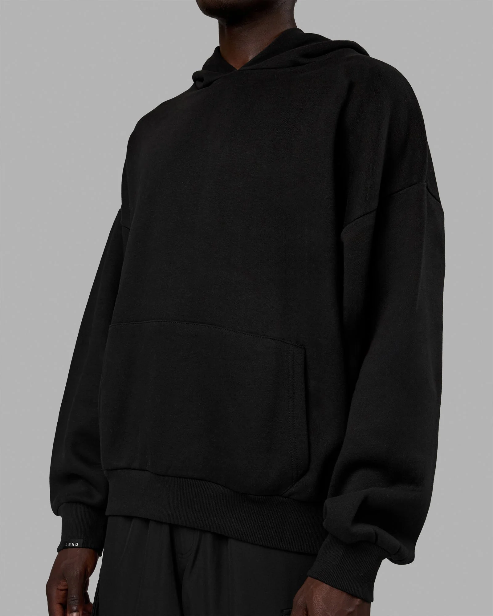 Easy Oversized Hoodie - Black - Image 9