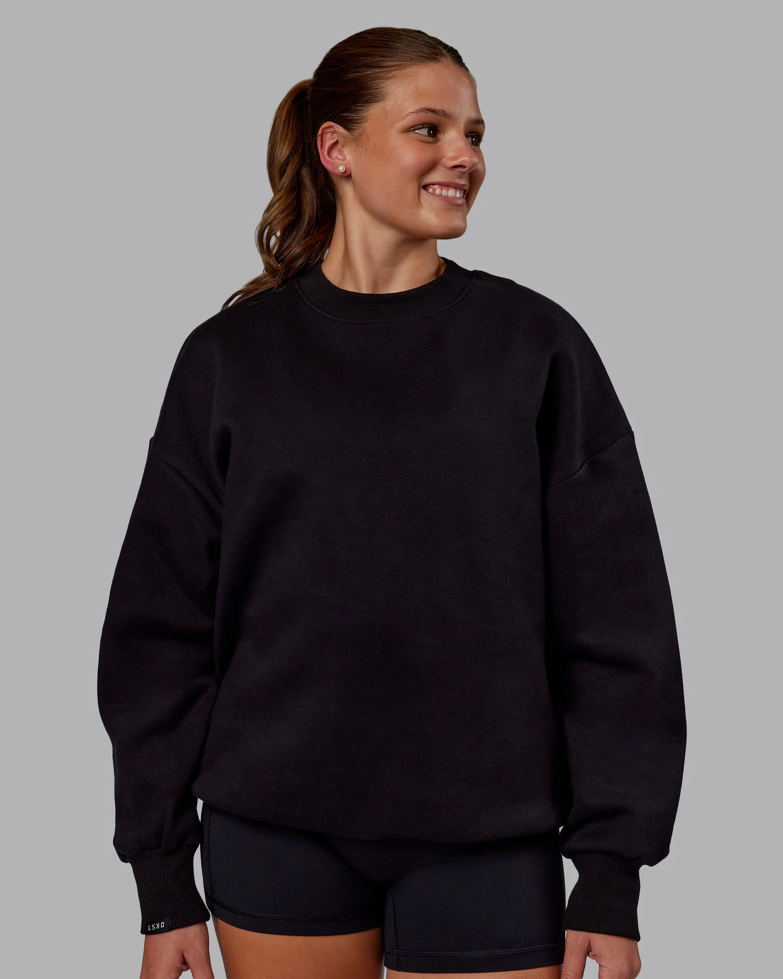 Easy Oversized Sweater - Black - Image 2