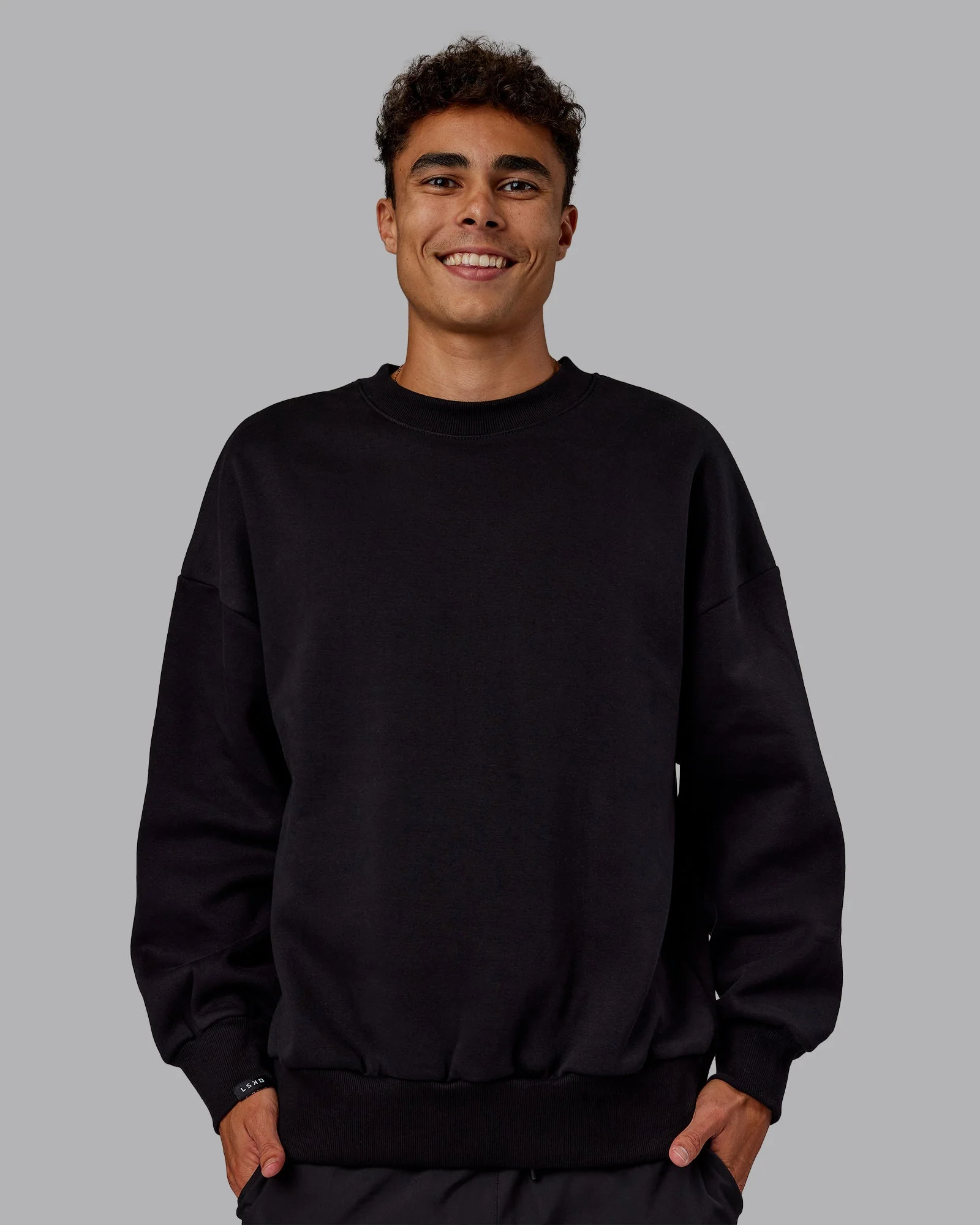 Easy Oversized Sweater - Black - Image 3