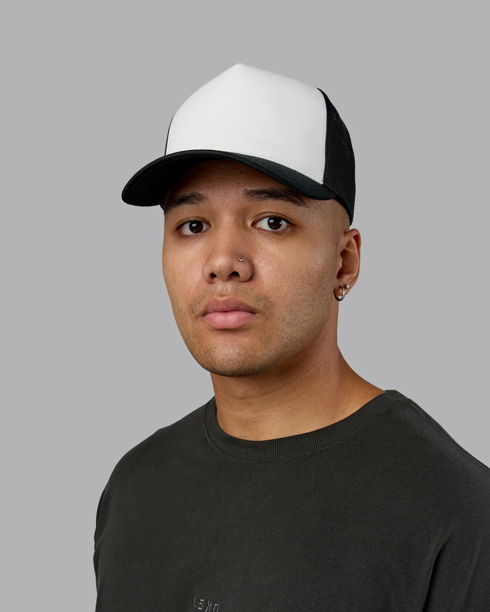 Easy Trucker Cap - Black-White - Image 4