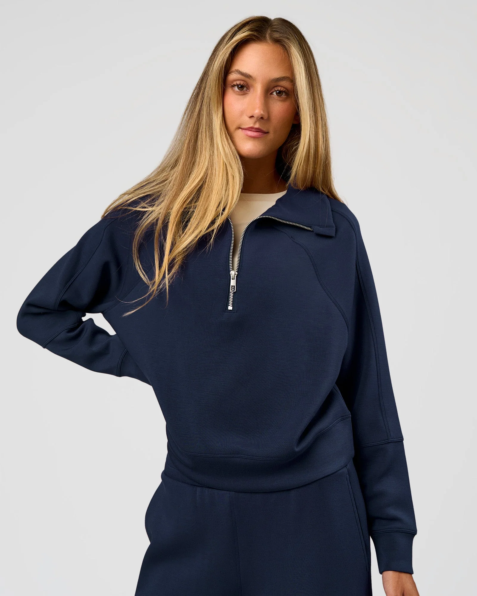 Elevate SoftTouch 1/2 Zip Sweater - Future Navy