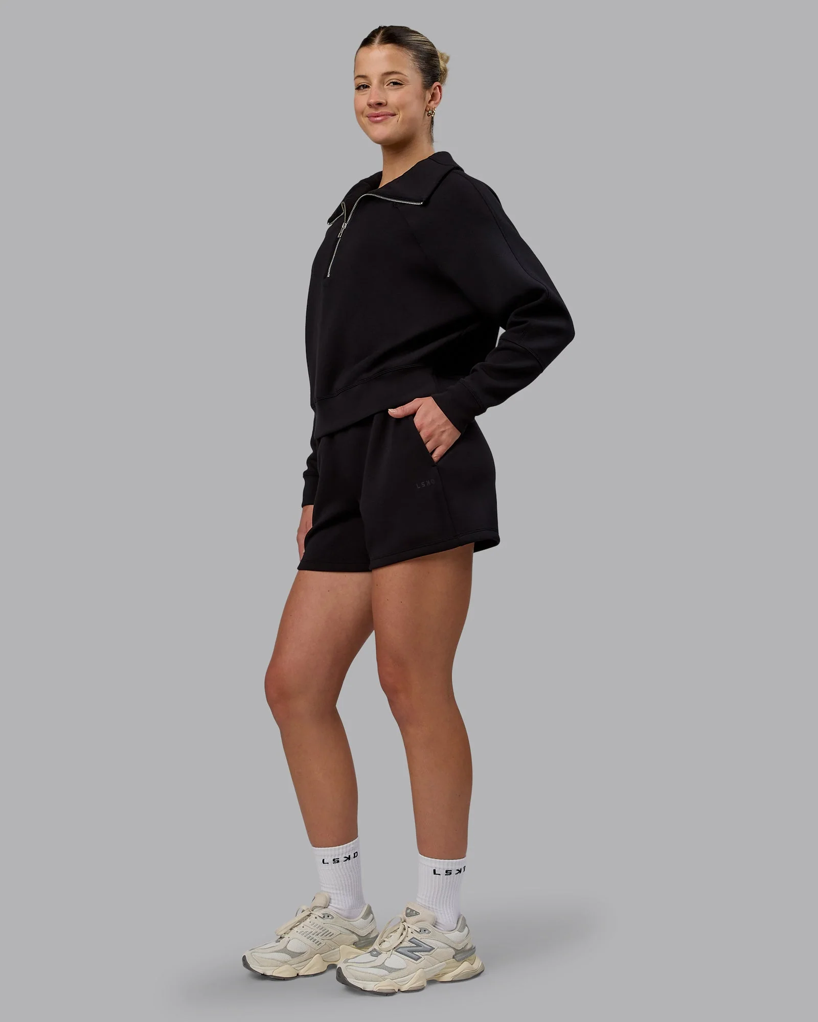 Elevate SoftTouch 4" Short - Black-Black - Image 4