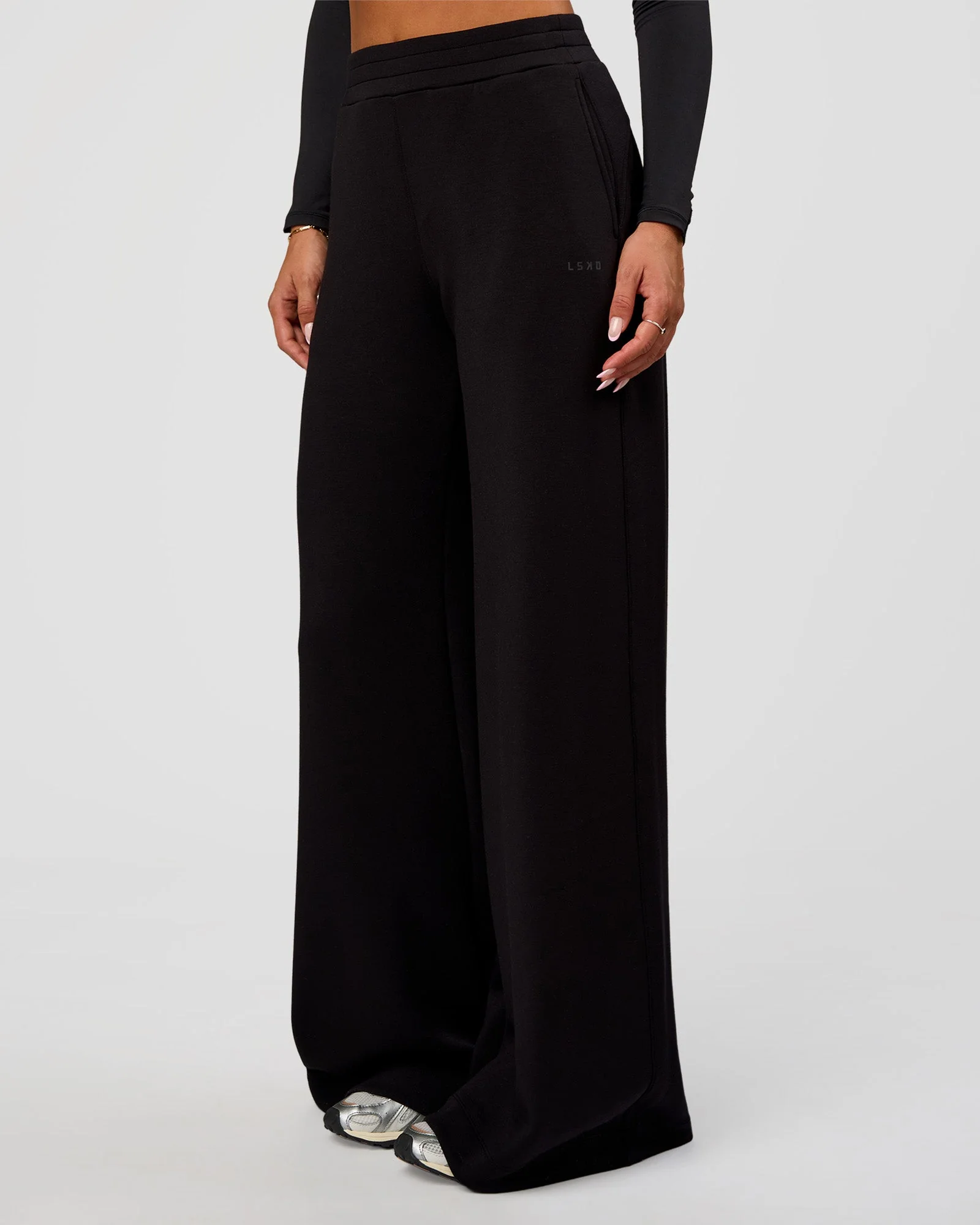 Elevate SoftTouch Wide Leg Pant Tall - Black