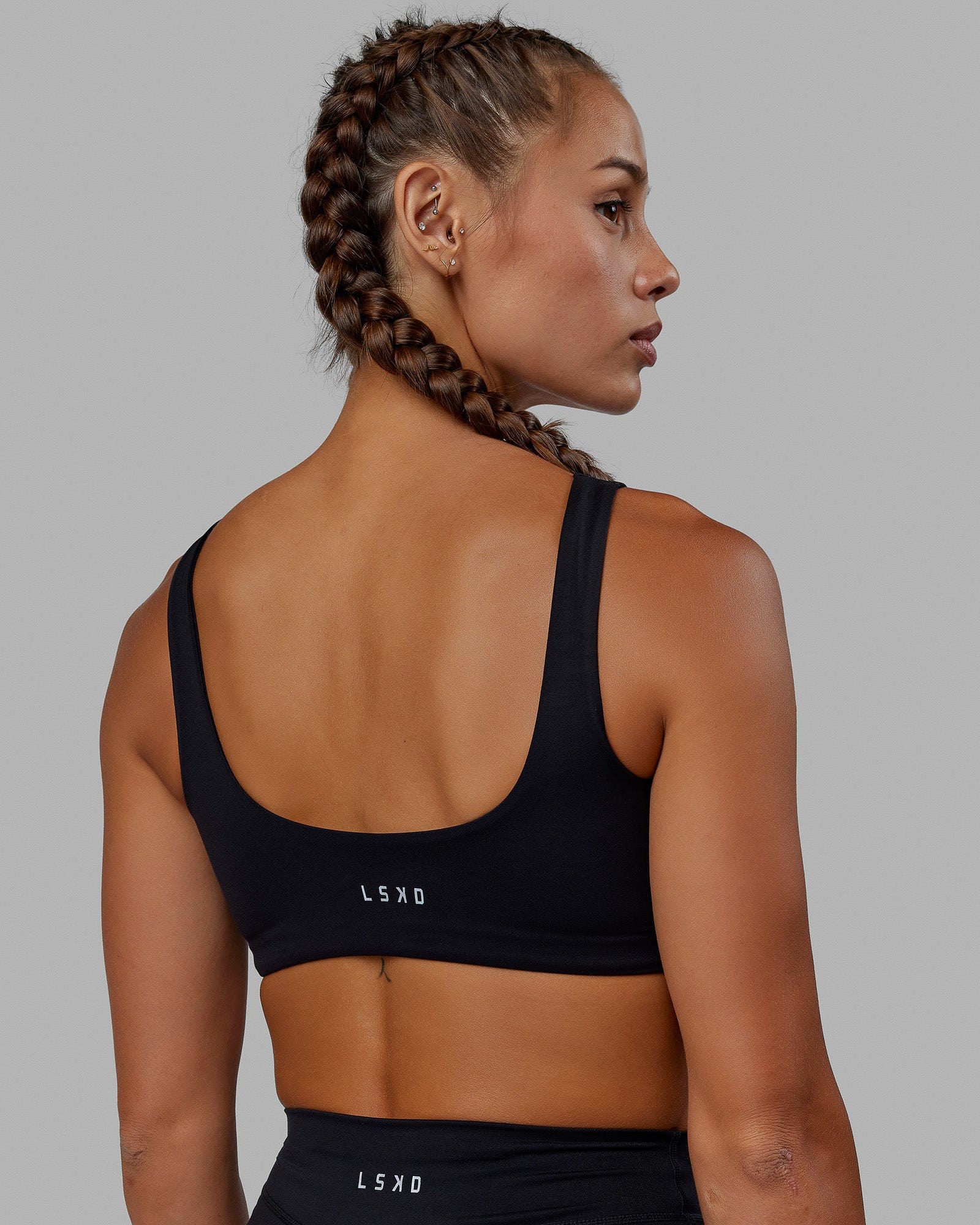 Elevation Sports Bra - Black - Image 2